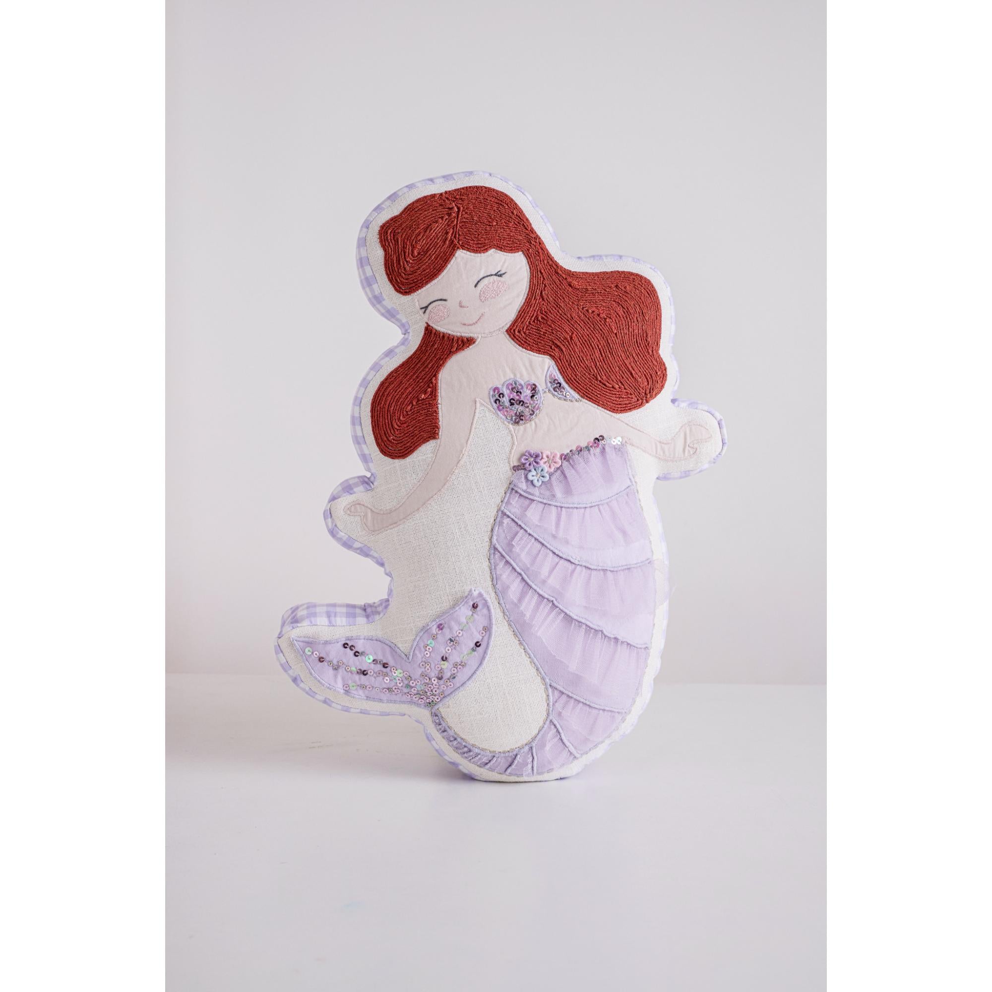 Mermaid Shaped Cushion