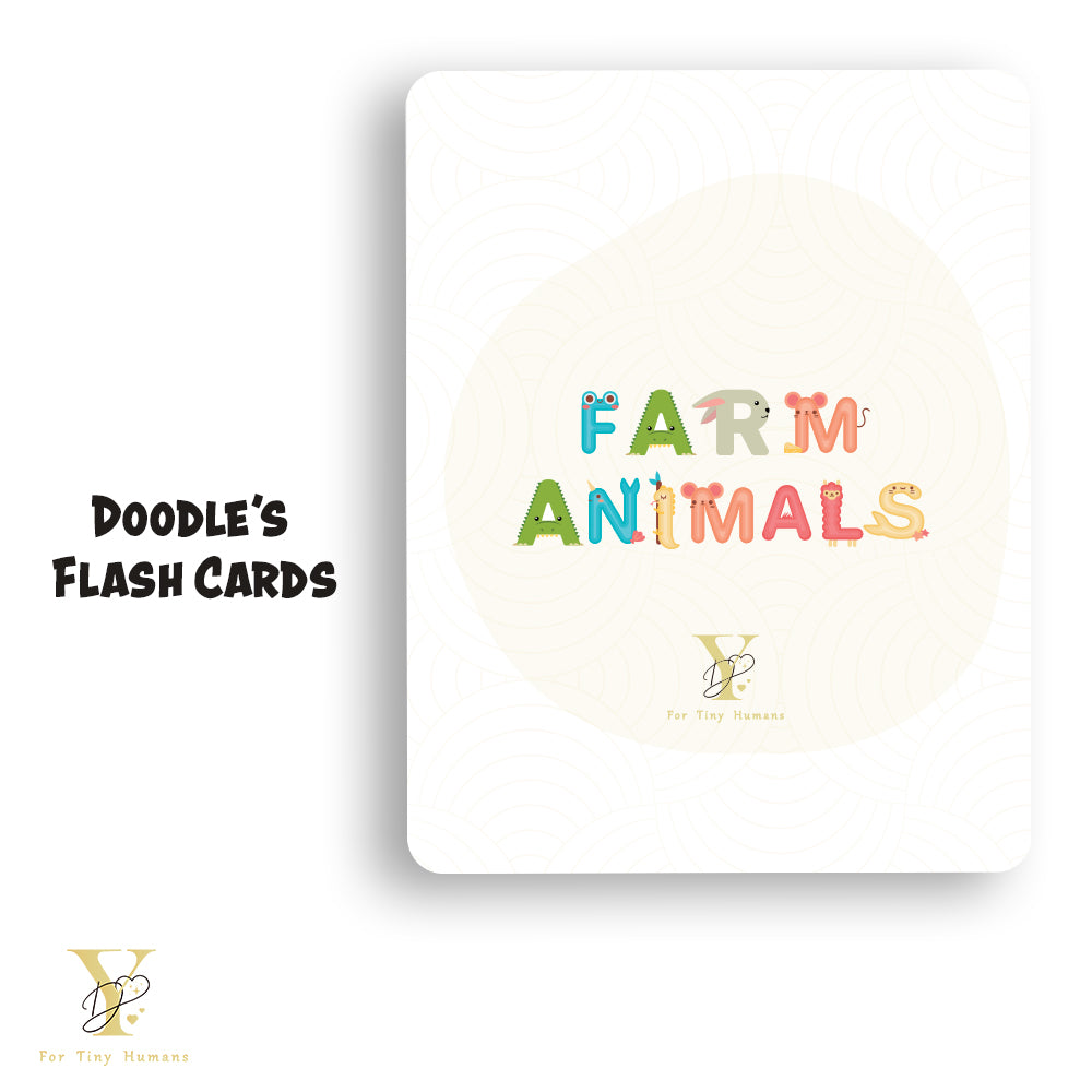 Farm Animals Flash Cards & Diwali Bodysuit Gift Set