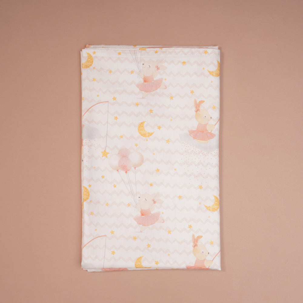 Fancy Fluff Organic Cot Bedsheet- Day Dream