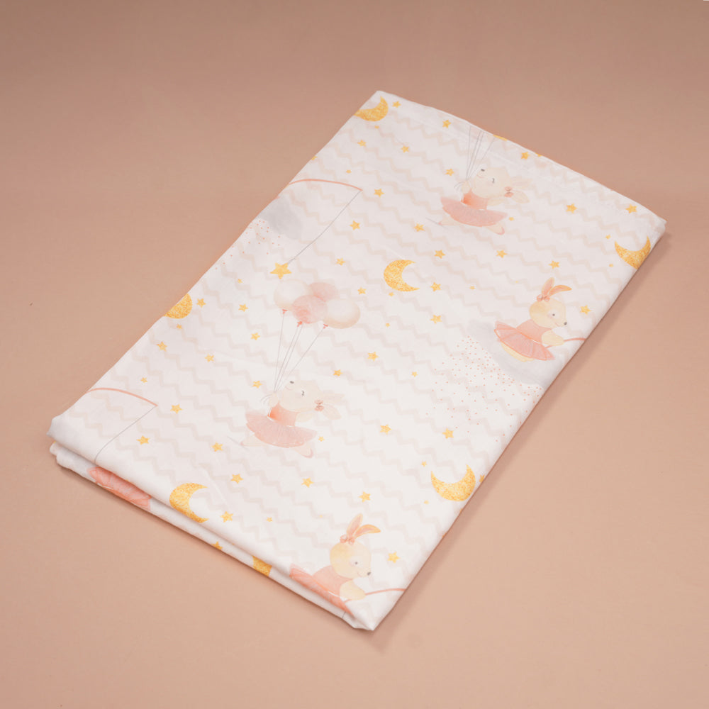 Fancy Fluff Organic Cot Bedsheet- Day Dream