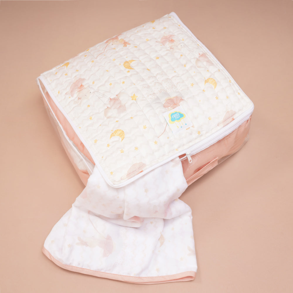 Fancy Fluff Organic Cotton Medium/Large Storage Bag - Day Dream