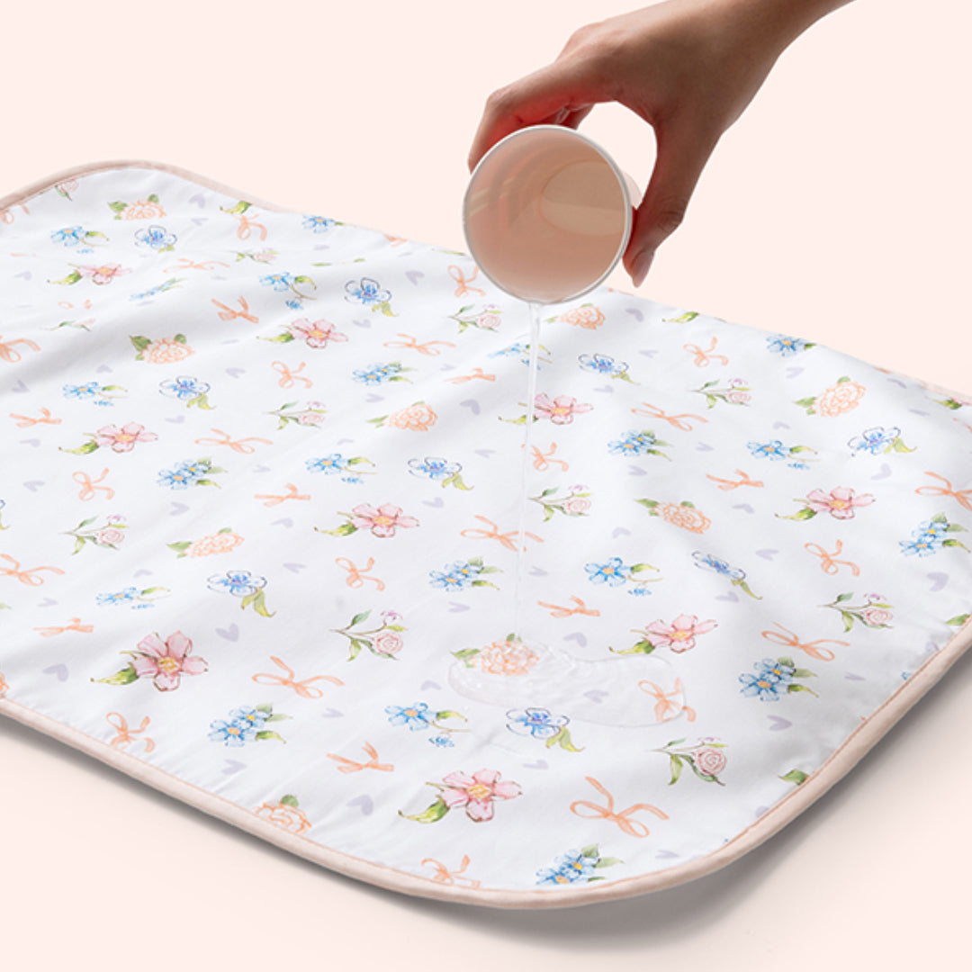 Fancy Fluff Organic Cocoon Bed Protector - Heirloom