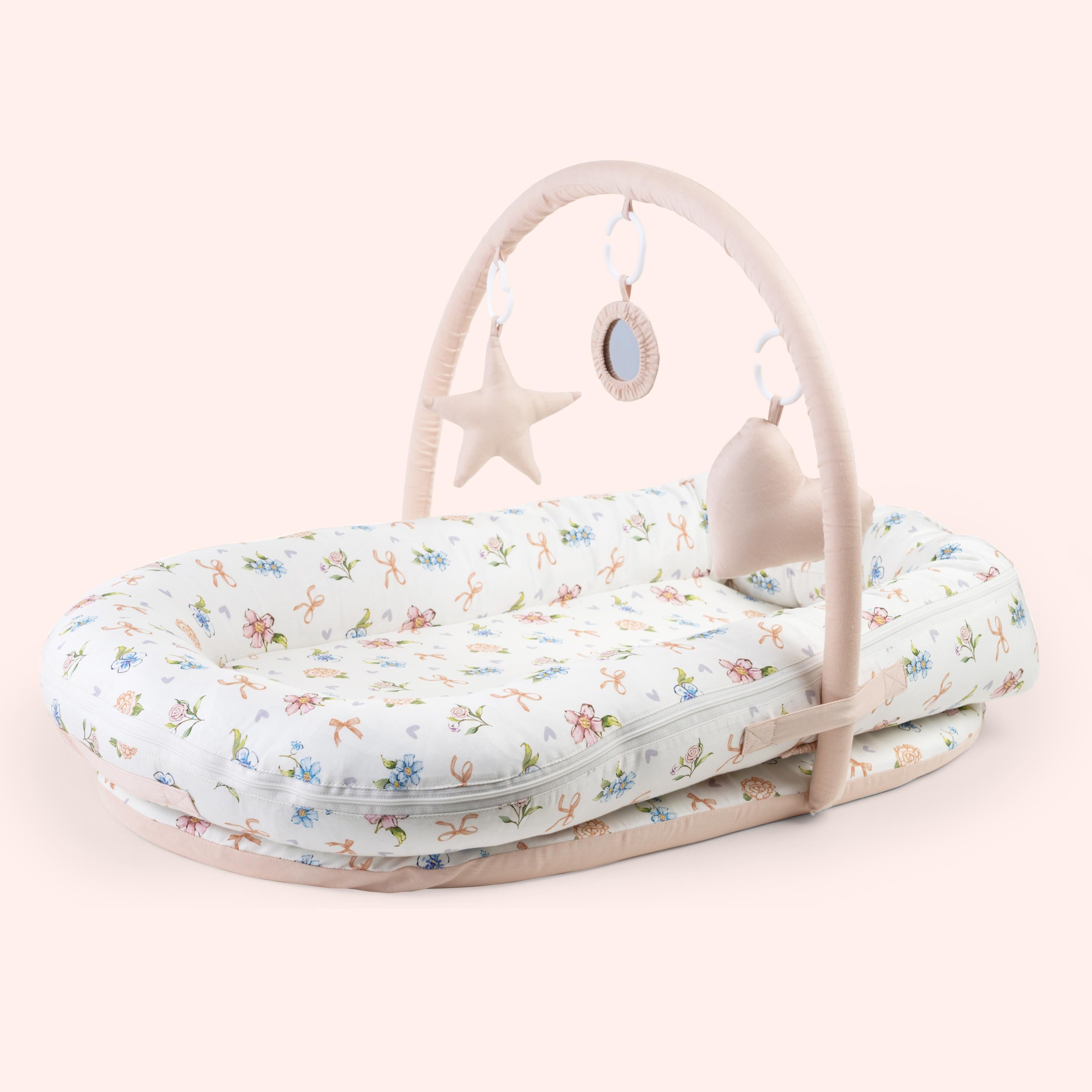Fancy Fluff Organic Baby Cocoon - Heirloom