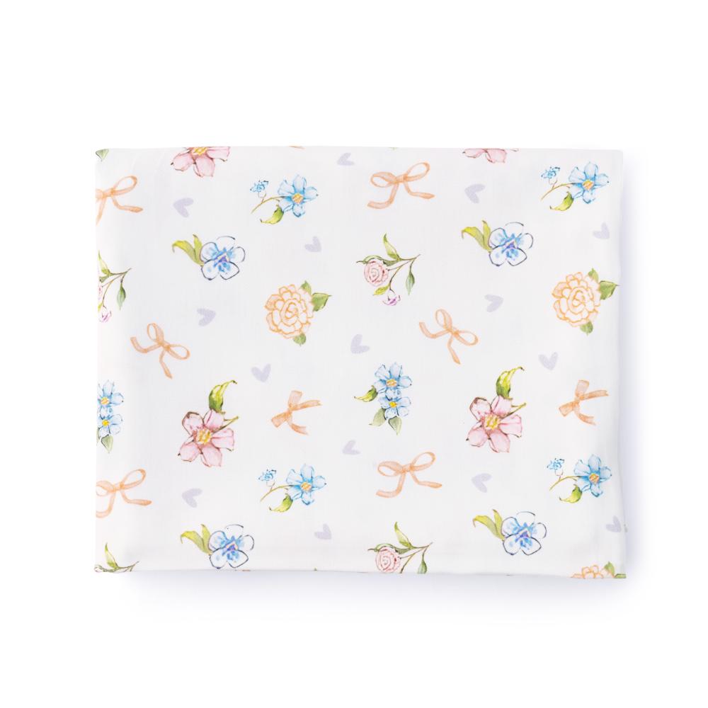 Fancy Fluff Organic Cot Bedsheet - Heirloom