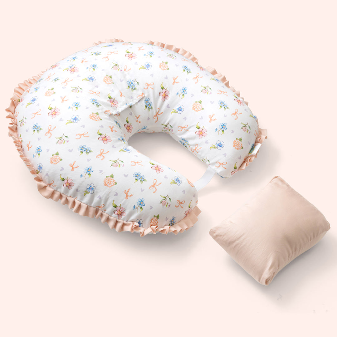 Fancy Fluff Organic Feeding Pillow + Support Pillow - Heirloom