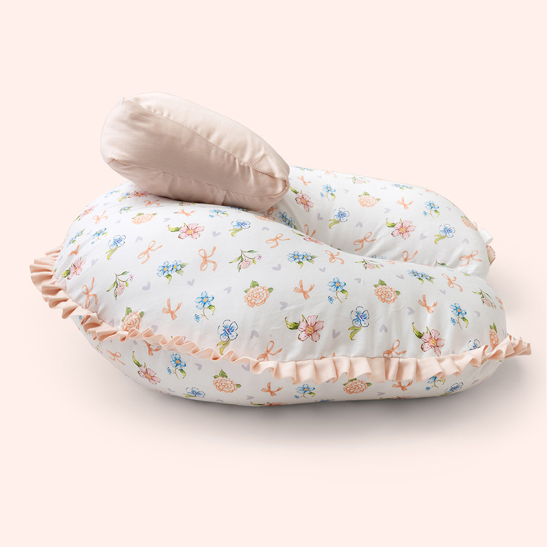 Fancy Fluff Organic Feeding Pillow + Support Pillow - Heirloom