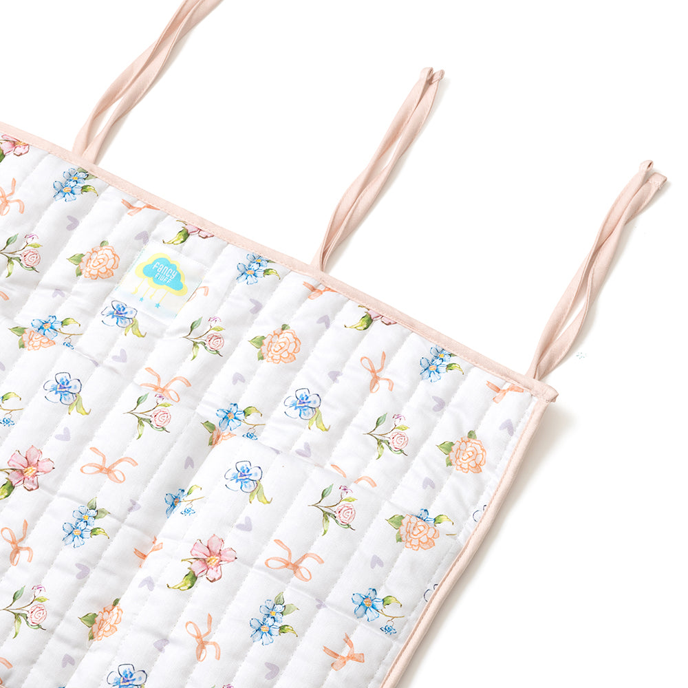 Fancy Fluff Organic Crib Organiser - Heirloom