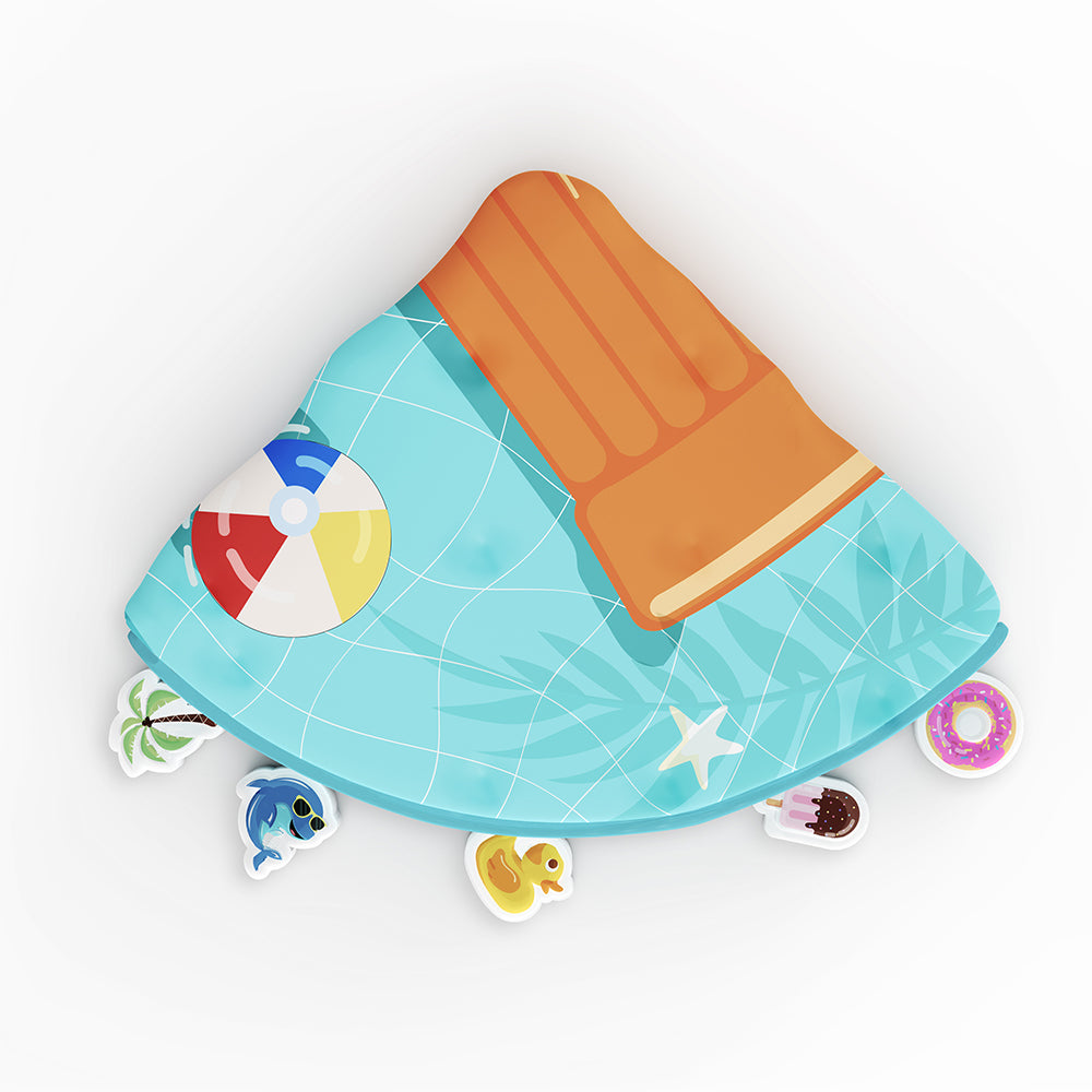 Fancy Fluff Organic Baby Play Mat - Pool
