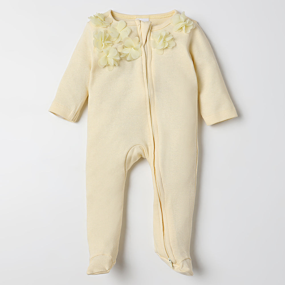 Fancy Fluff Born A Charmer Zip Up Sleepsuit