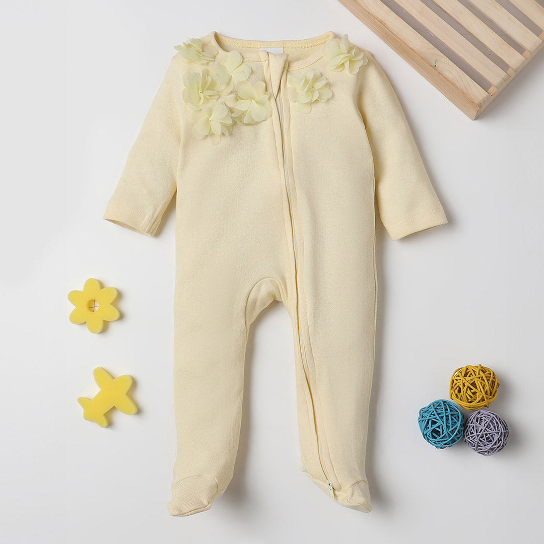 Fancy Fluff Born A Charmer Zip Up Sleepsuit