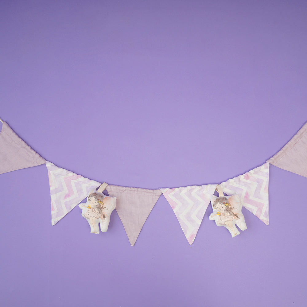 Fancy Fluff Organic Cotton Bunting - Pixie Dust