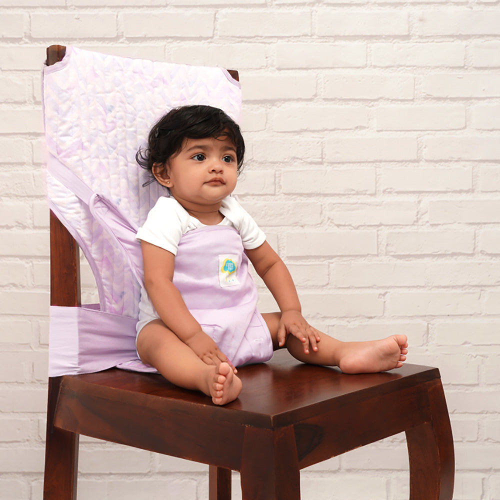 Fancy Fluff Organic On-The-Go Feeding Chair - Pixie Dust (Chair Sleeve)