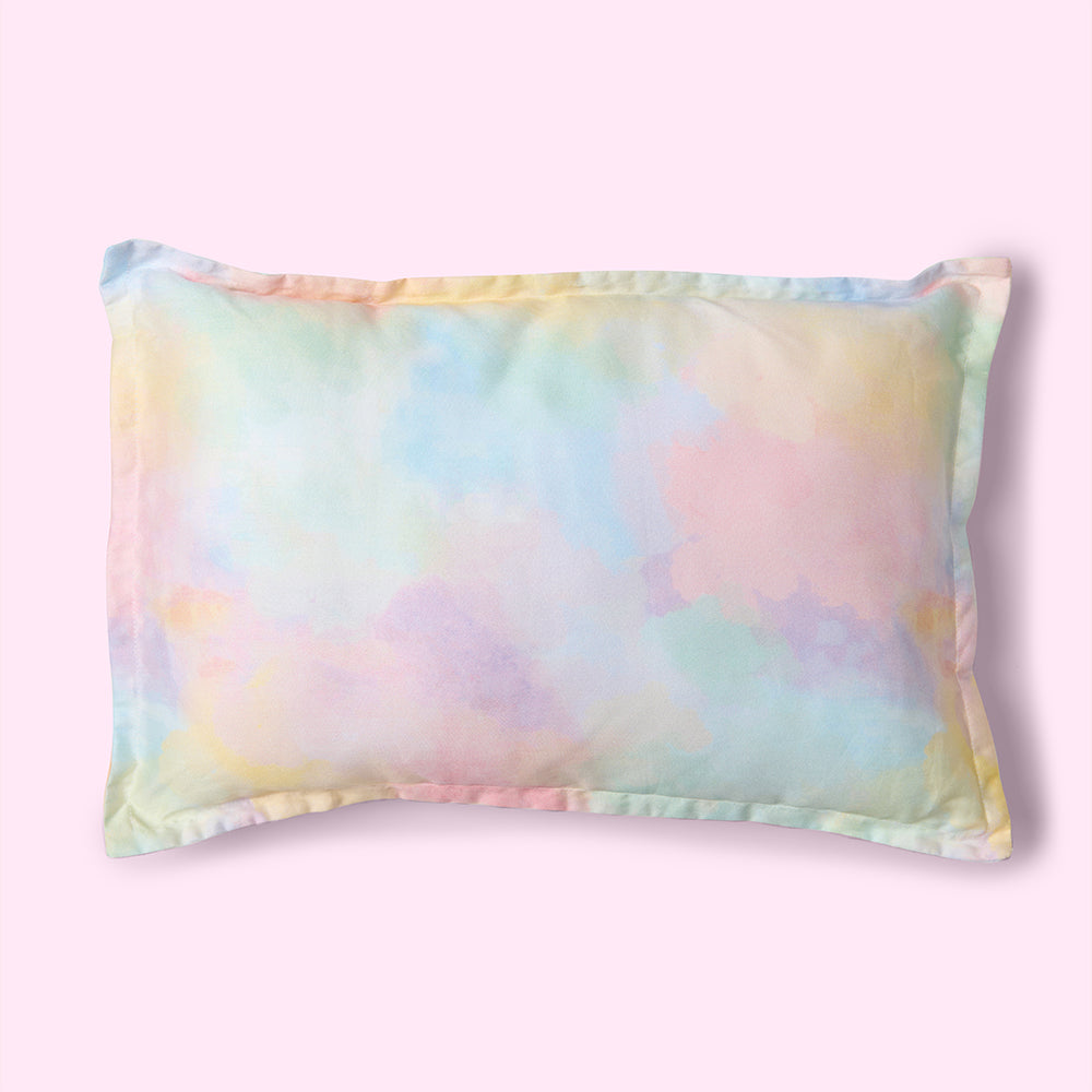 Fancy Fluff 7 Pc Organic Baby Cot Bedding Set- Rainbow Dreams