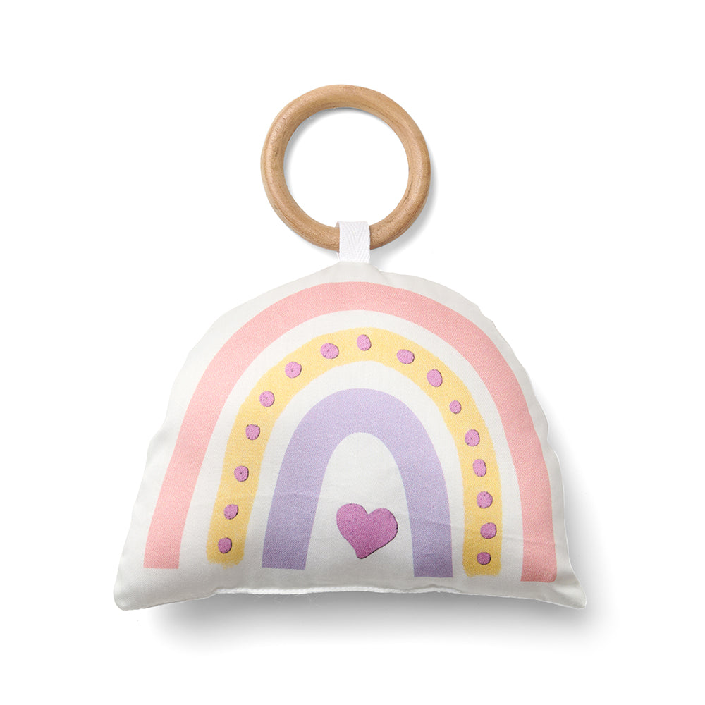 Fancy Fluff Organic Shape Cushion - Rainbow Dreams