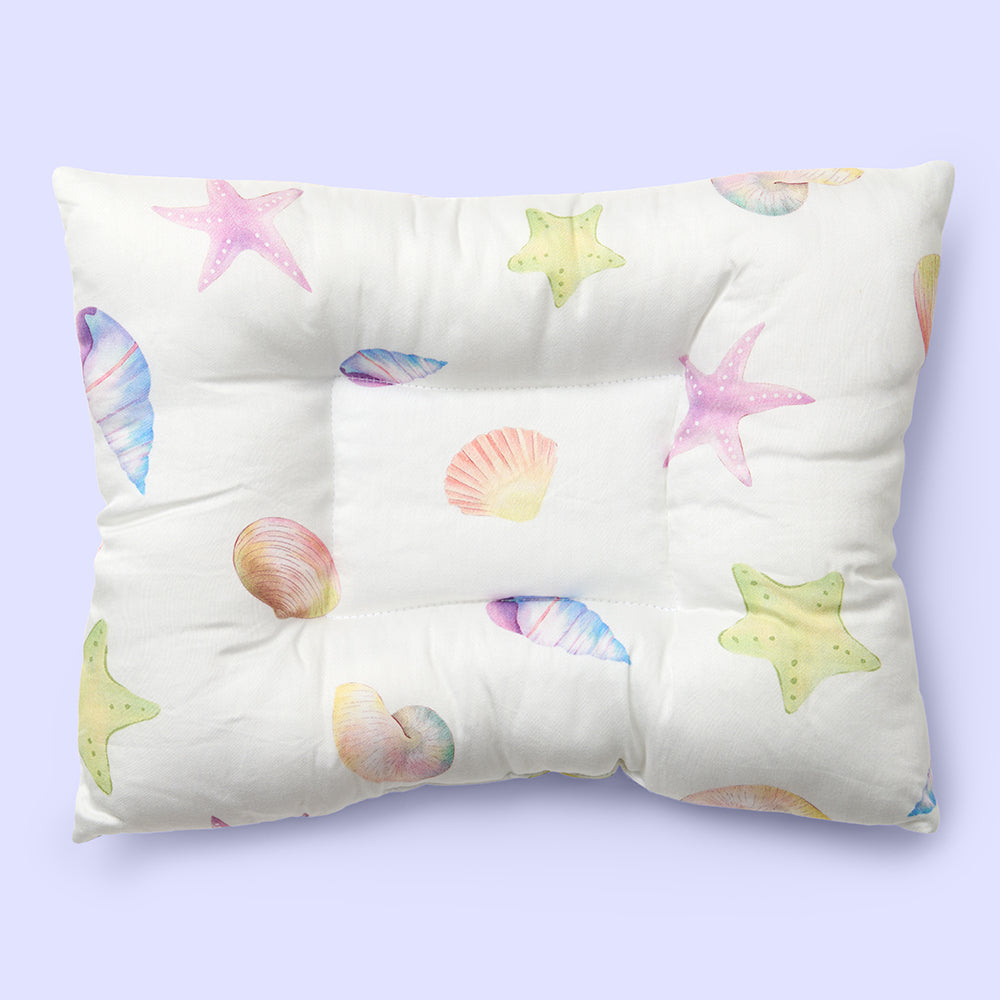 Fancy Fluff Organic Baby Head Nest - Sea Fantasy