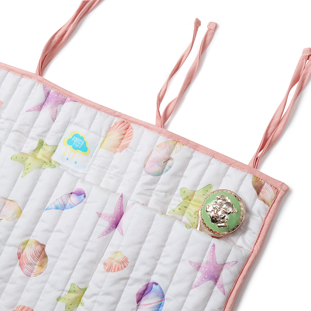 Fancy Fluff Organic Crib Organiser - Sea Fantasy