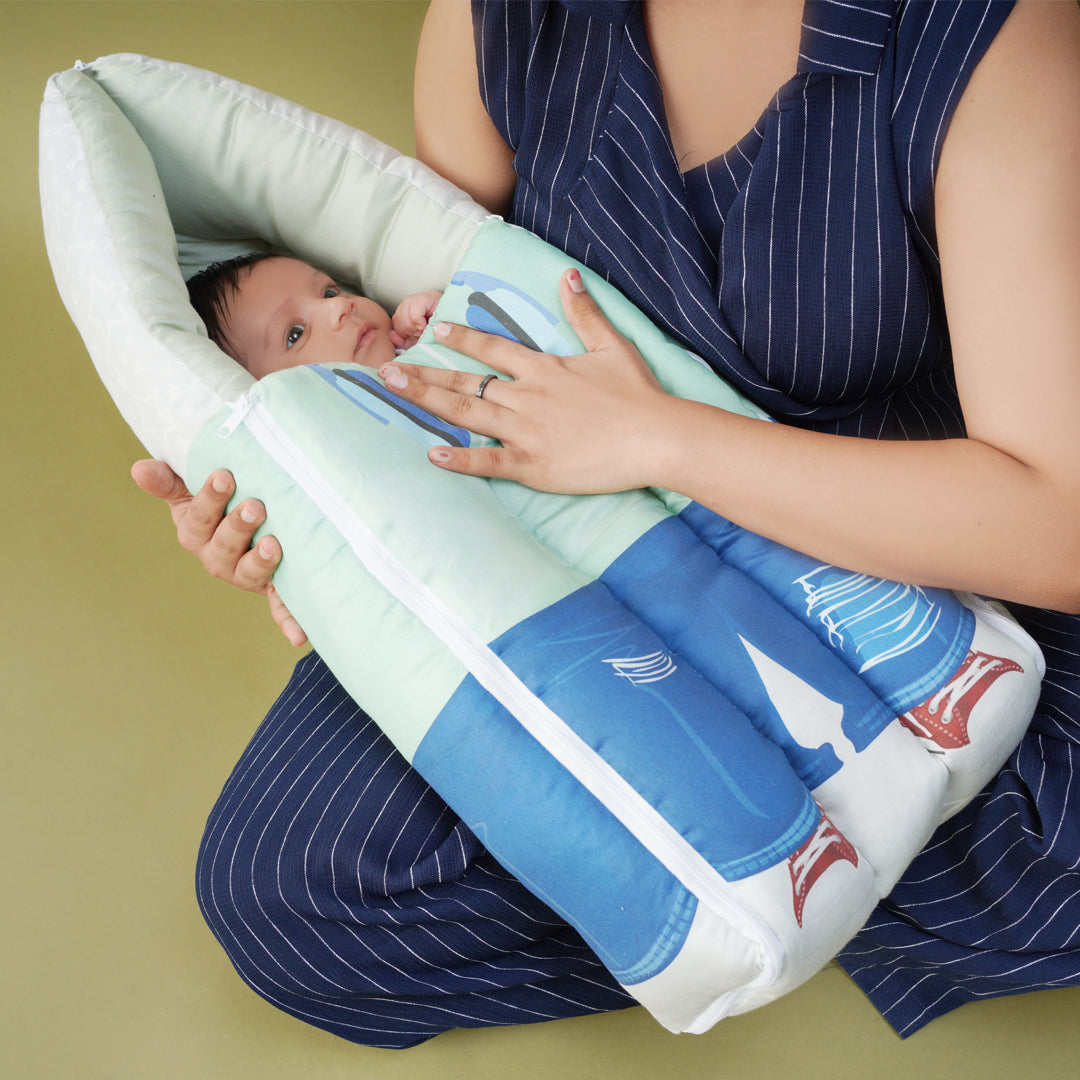 Fancy Fluff Organic  Carry Nest - Urban Baby