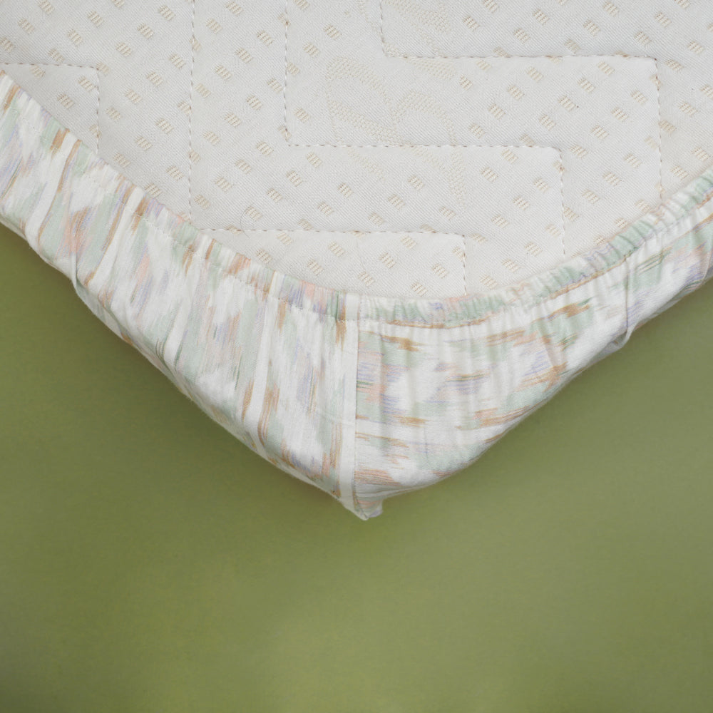 Fancy Fluff Organic Cot Fitted Sheet - Woodland