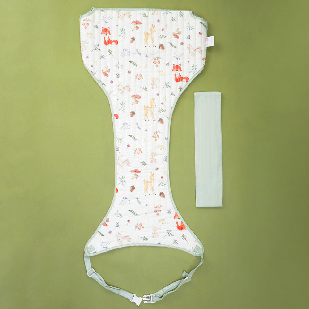 Fancy Fluff Organic On-The-Go Feeding Chair - Woodland (Chair Sleeve)