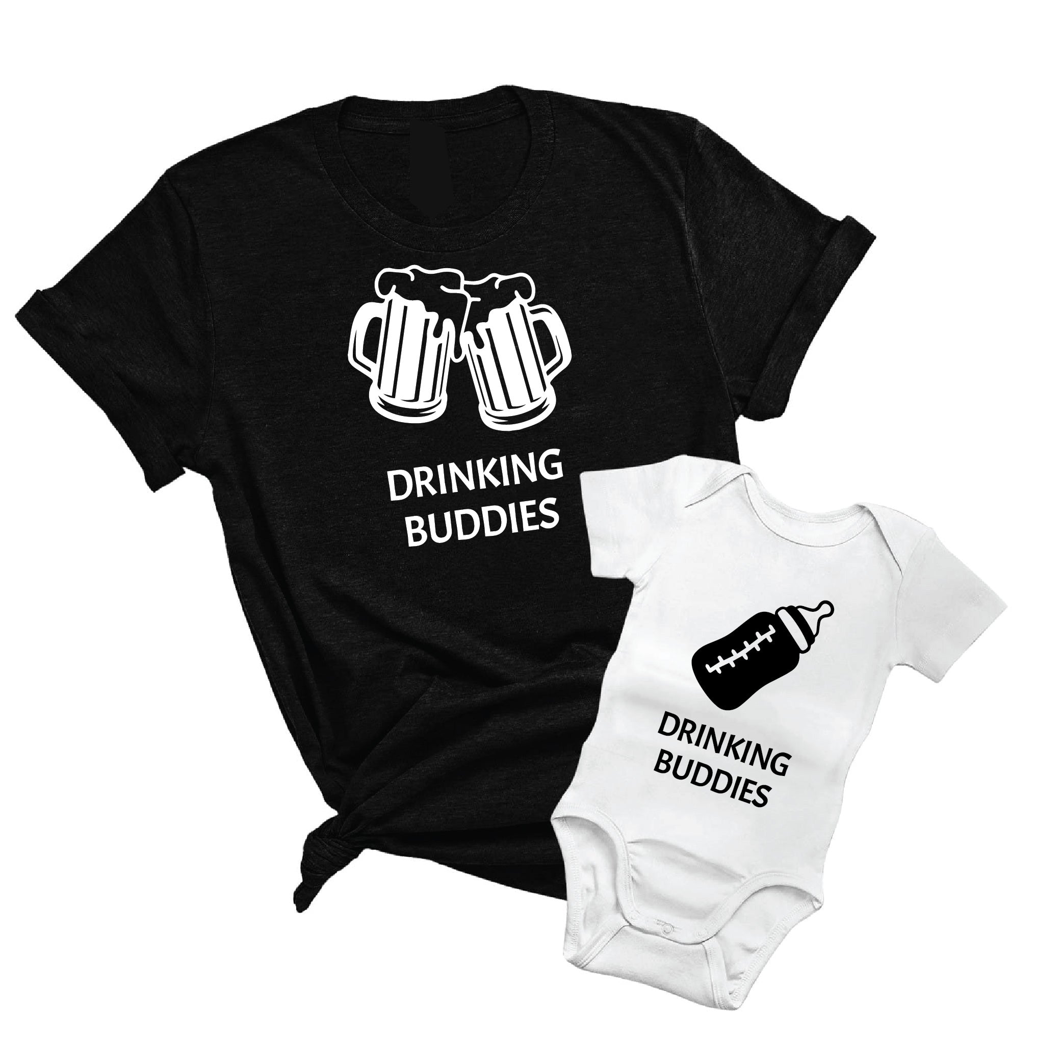 Drinking Buddies - Combo of Adult Tshirt + Kid's Tshirt/Onesie