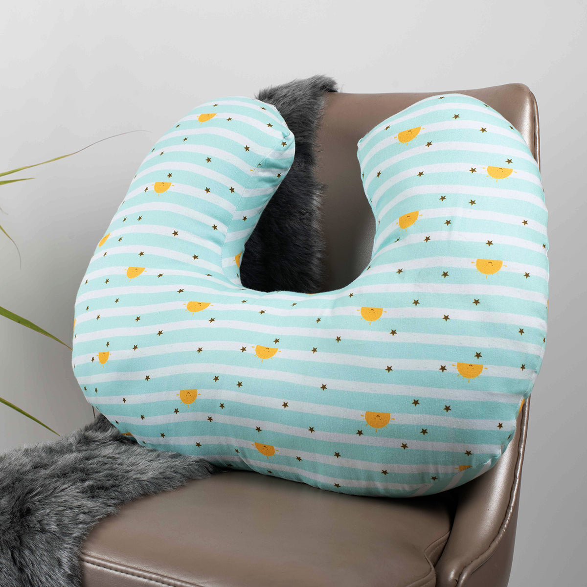 Tiny Snooze Feeding Pillow- Sky Lines