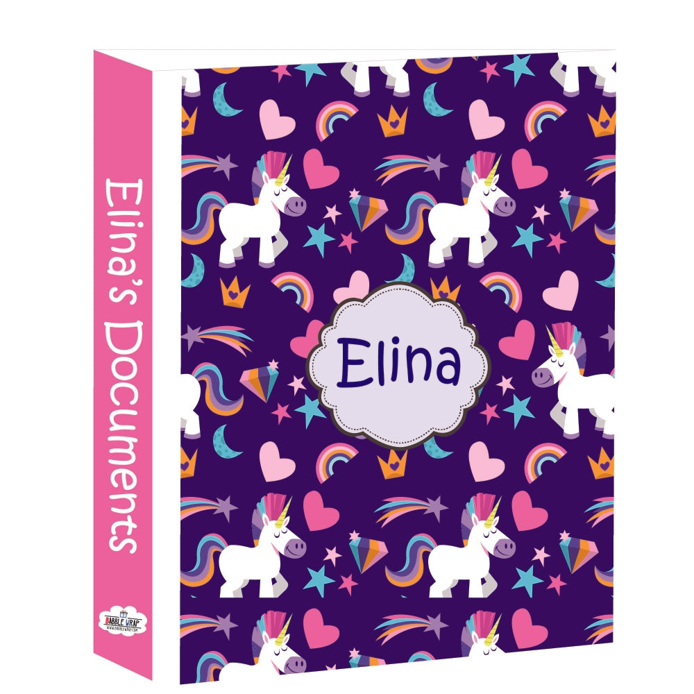 File Binder - Magical Unicorn