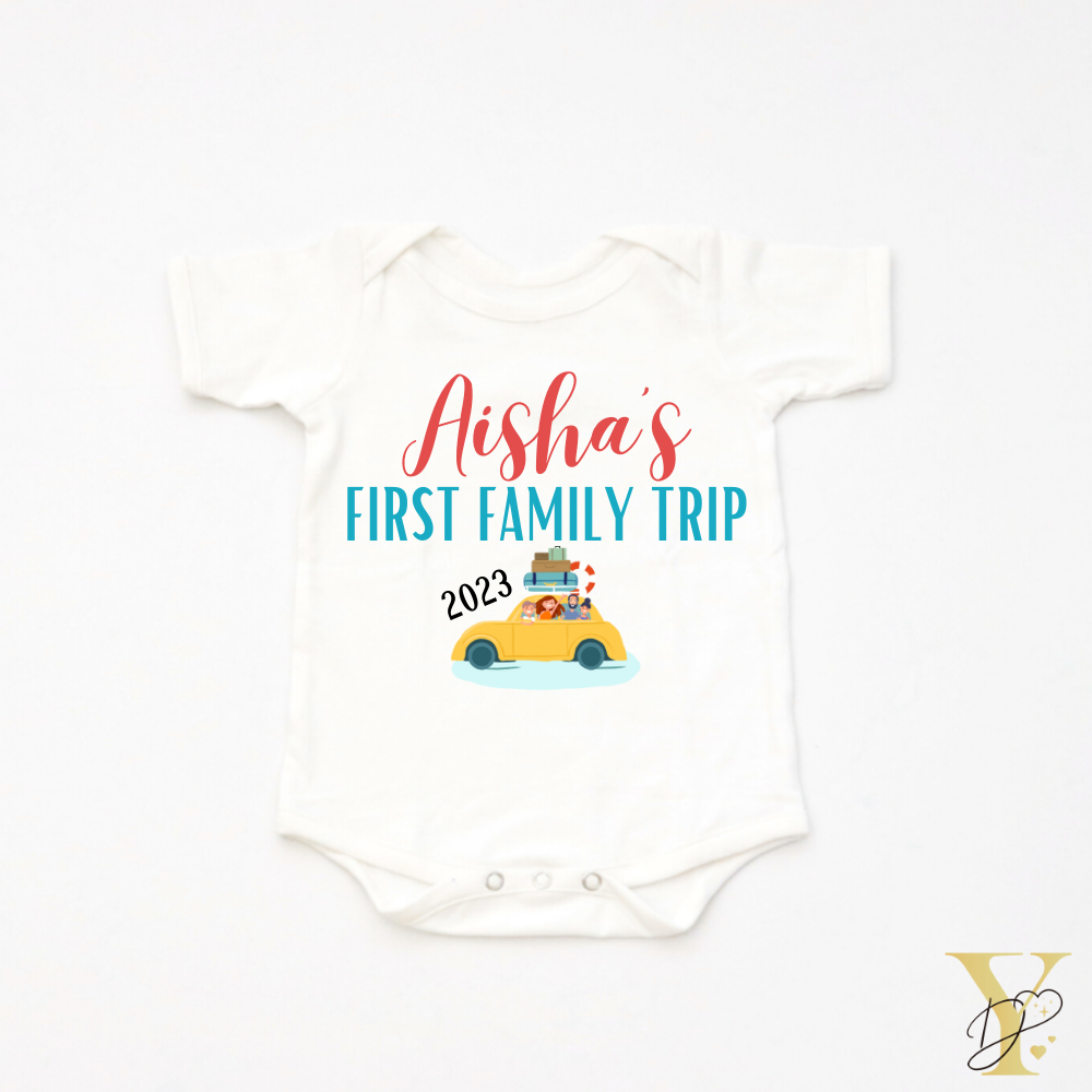 First Family Trip Bodysuit