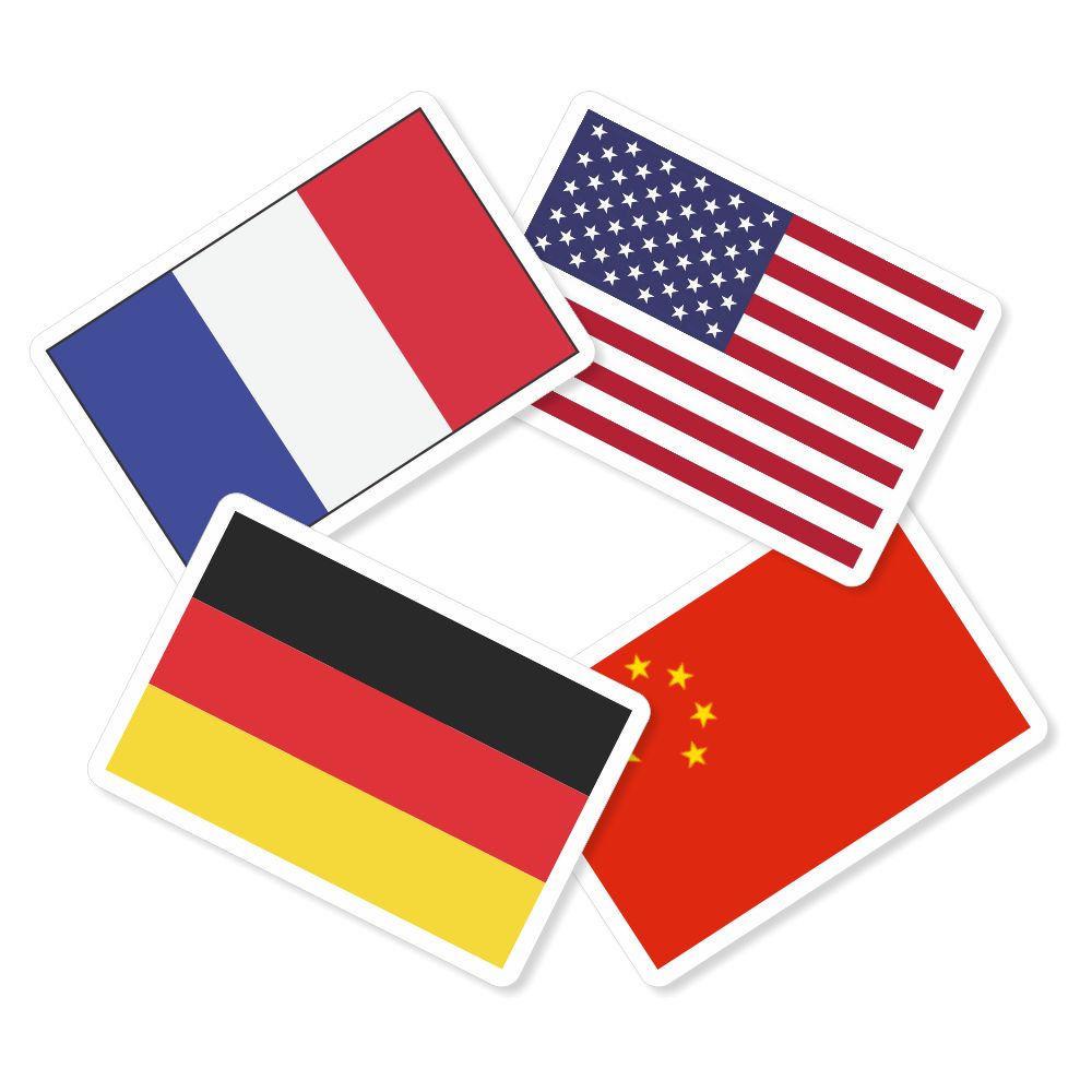 Flags Part 1 Flashcards- Pack of 24
