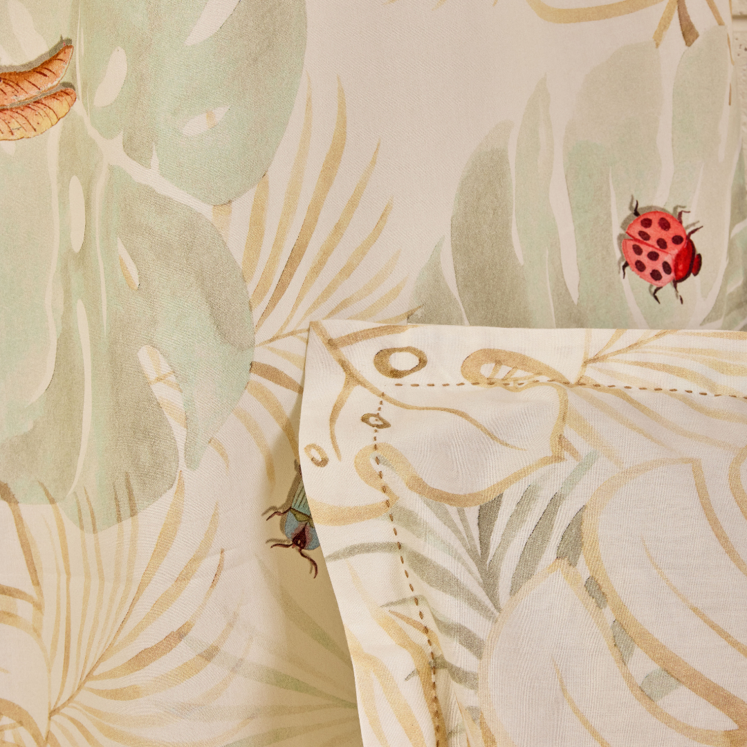 Baby It's a Wild World Cord Print Double/ King Bed Sheet Set