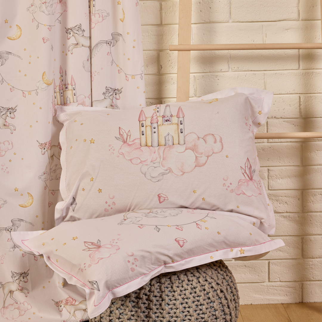 Dream A Little Dream Main Print Double/ King Bed Sheet Set