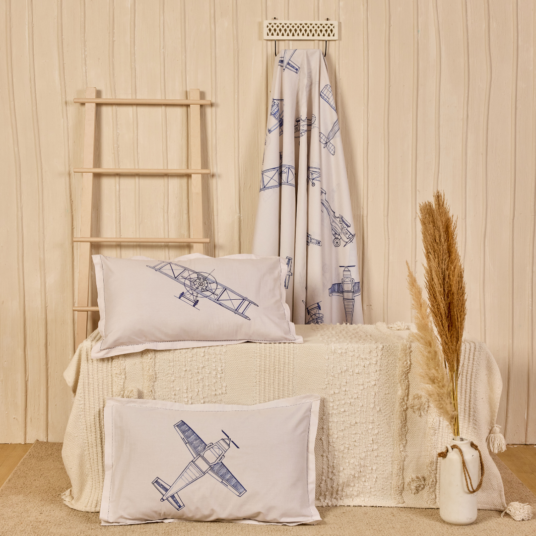 Fly Away With Me Main Print Single Bed Sheet Set