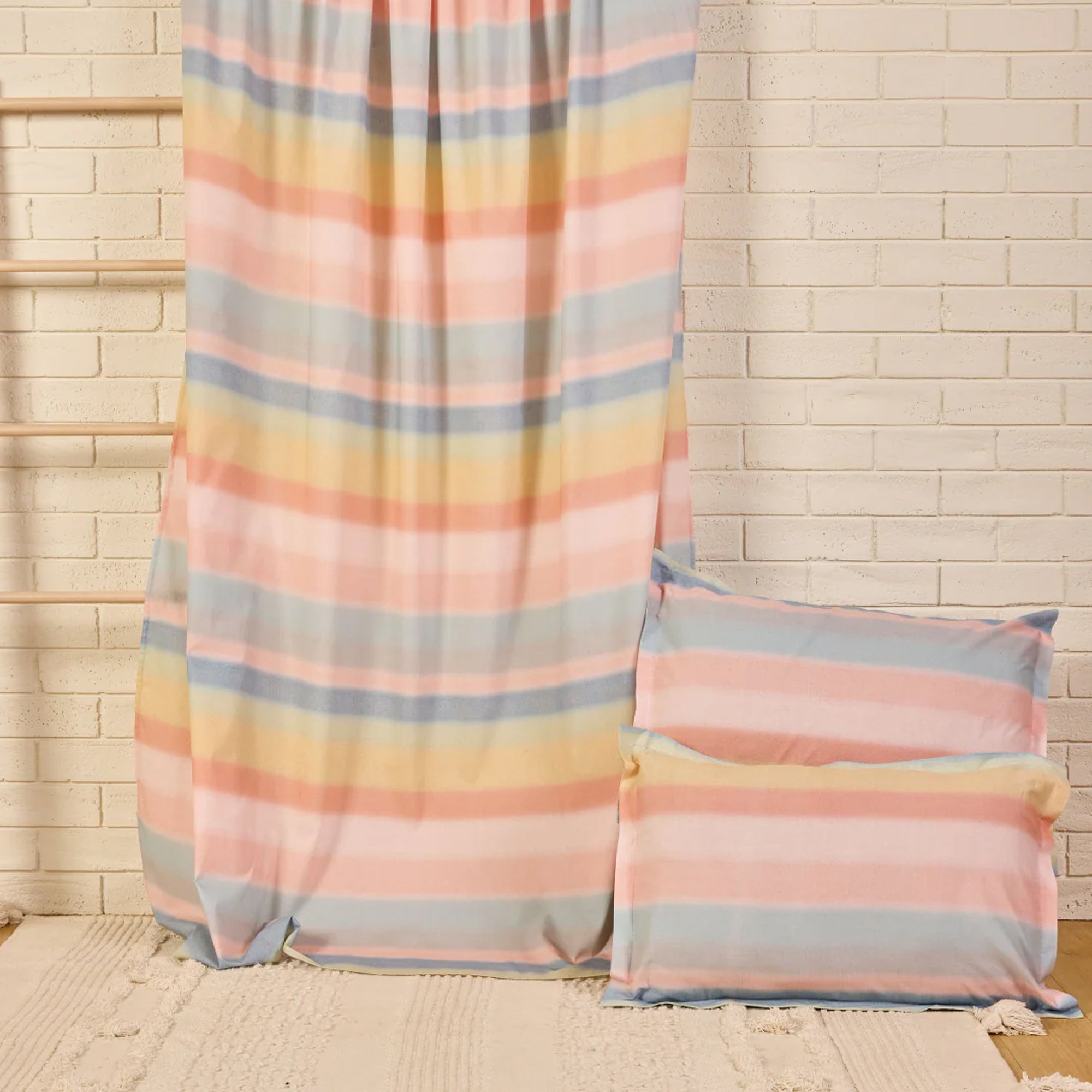 Ooh La Llama Cord Print Double/ King Bed Sheet Set