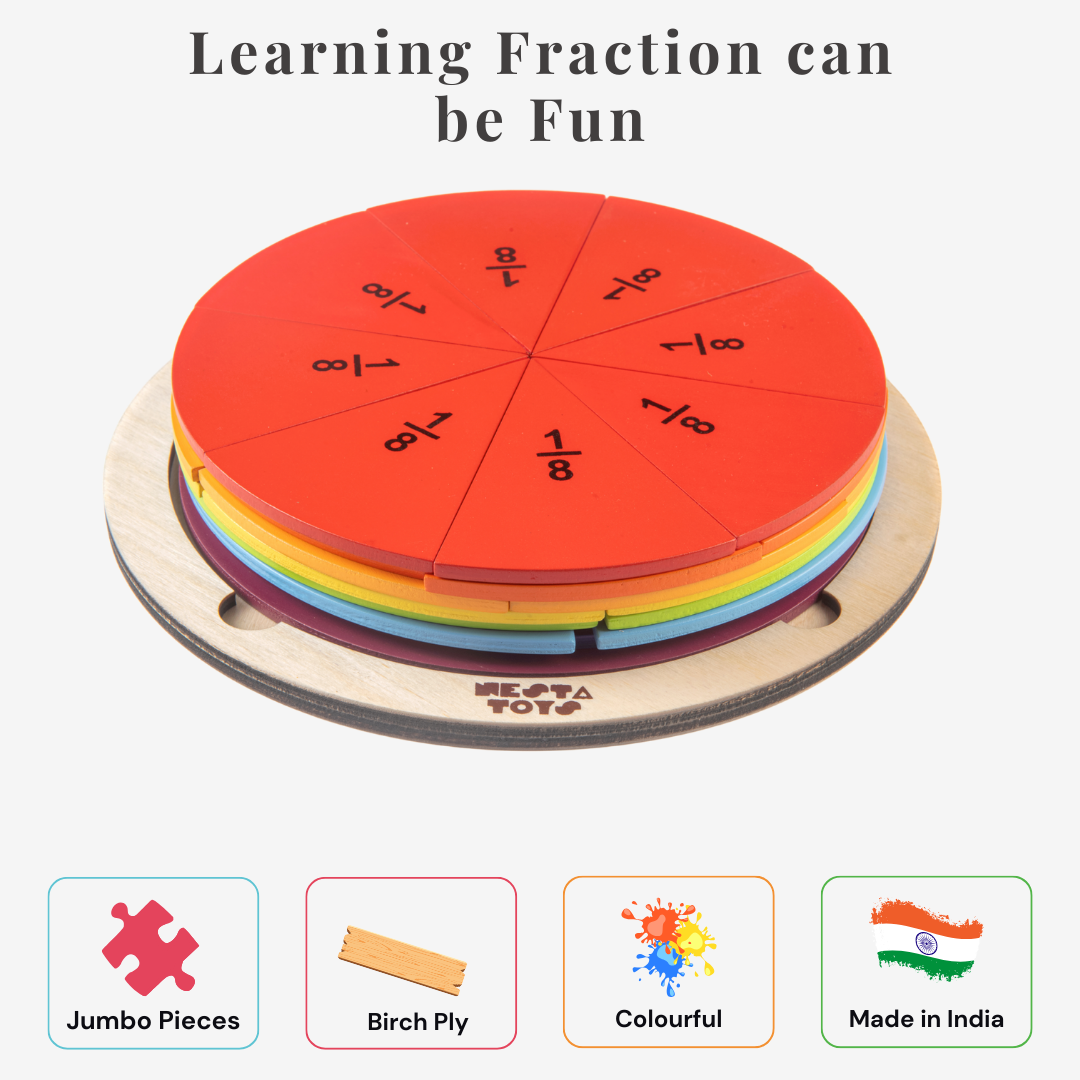 Nesta Toys-Fraction Puzzle (37 Pcs)