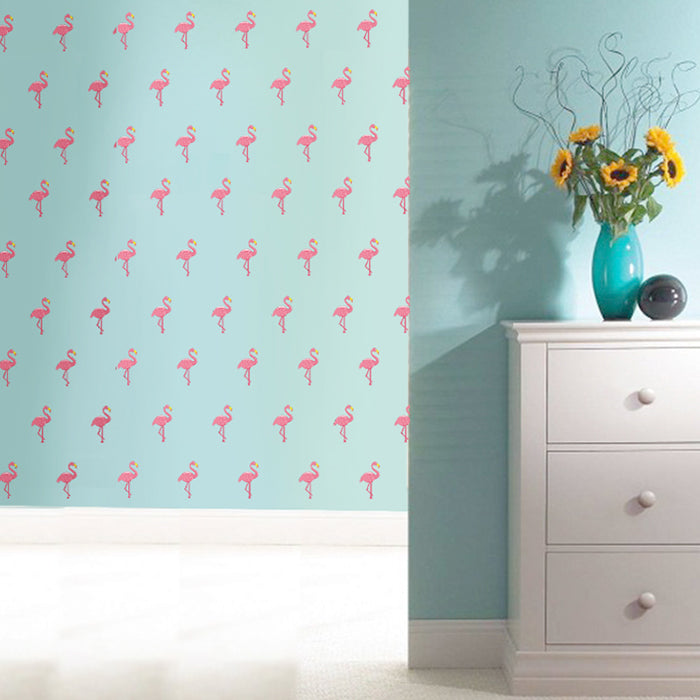 Fussy Flamingo Mini Wall Art Stickers