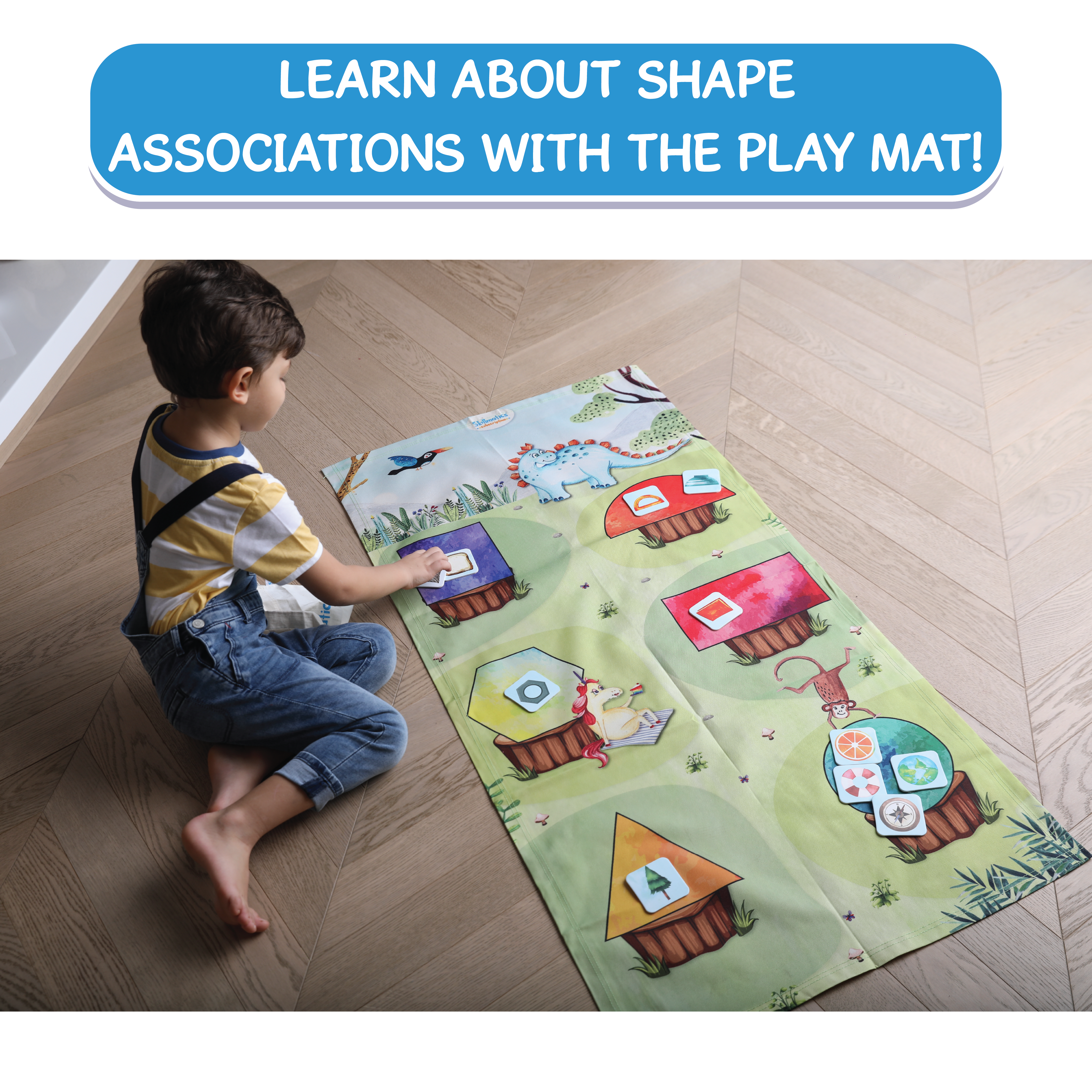 Preschool Toys : Garden of Shapes | Educational Activity Play Mats