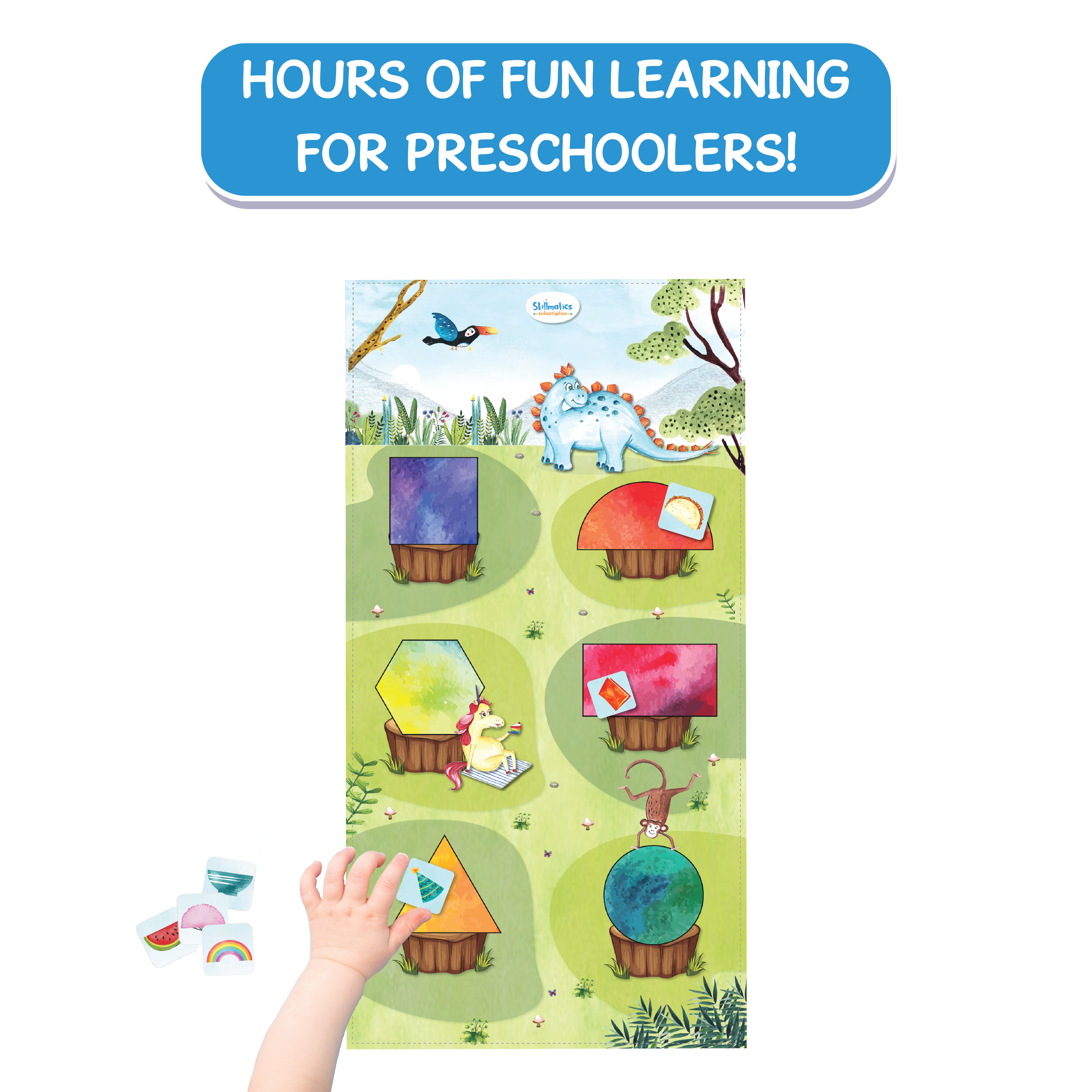 Preschool Toys : Garden of Shapes | Educational Activity Play Mats