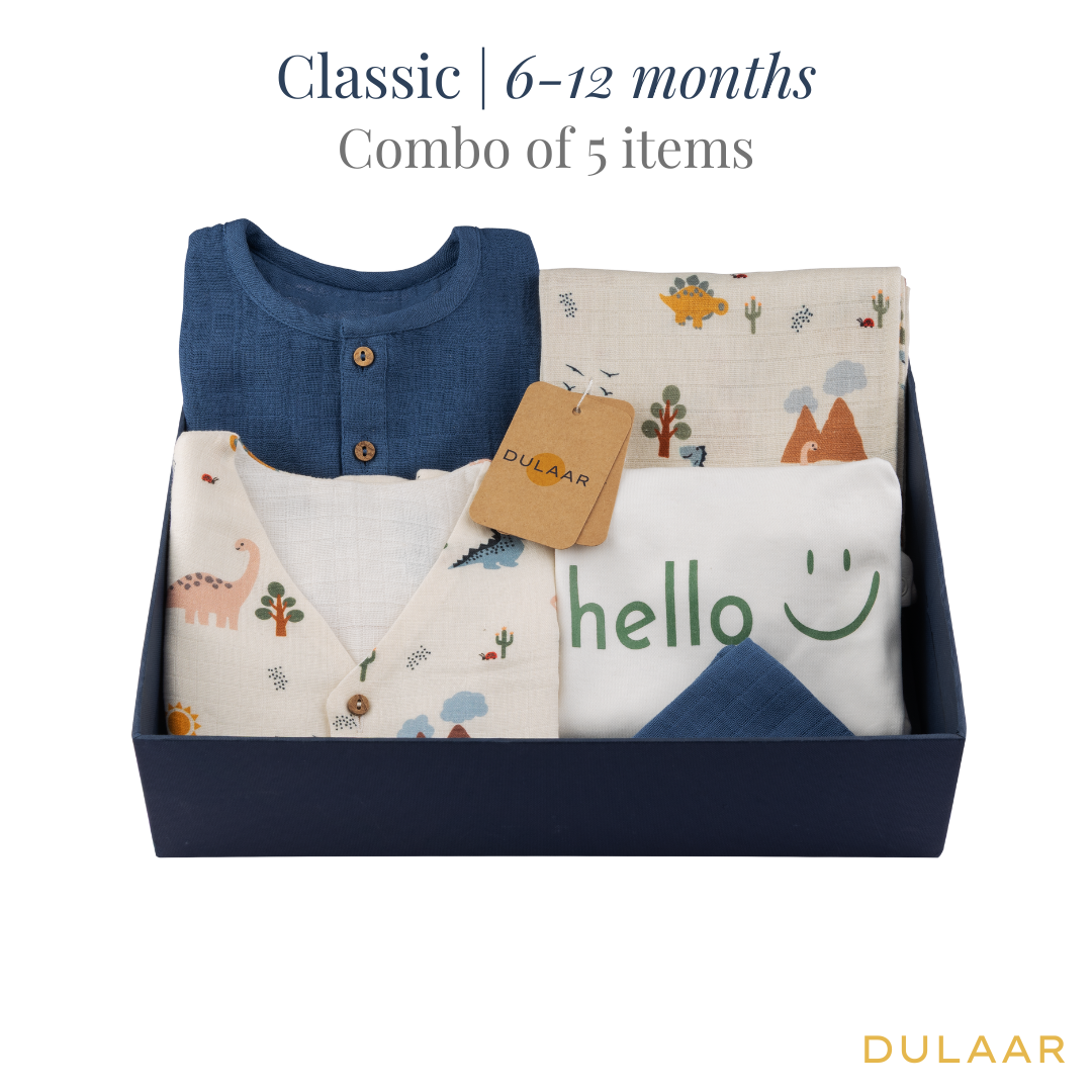 Baby's First Milestones! Gift Box Set (6-12 Months) - Classic