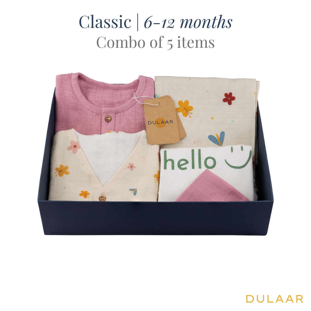 Baby's First Milestones! Gift Box Set (6-12 Months) - Classic