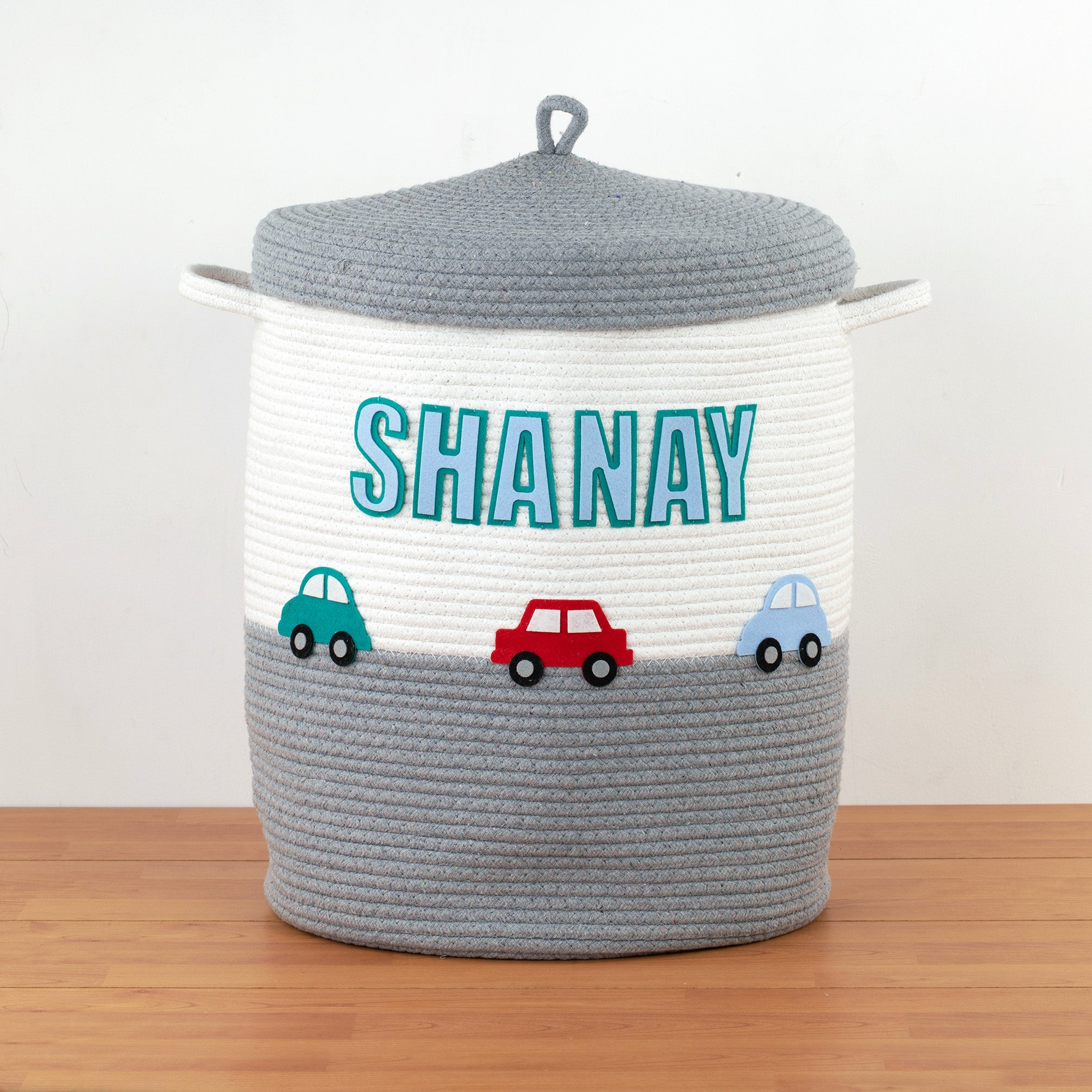 Rope Basket With Lid Medium/Large/Set Of 2