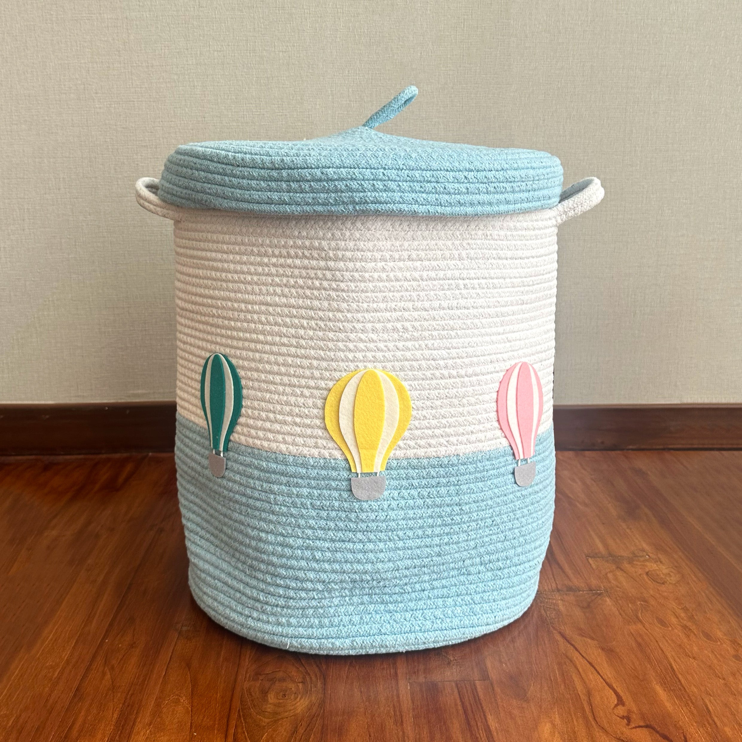 Rope Basket With Lid Medium/Large/Set Of 2