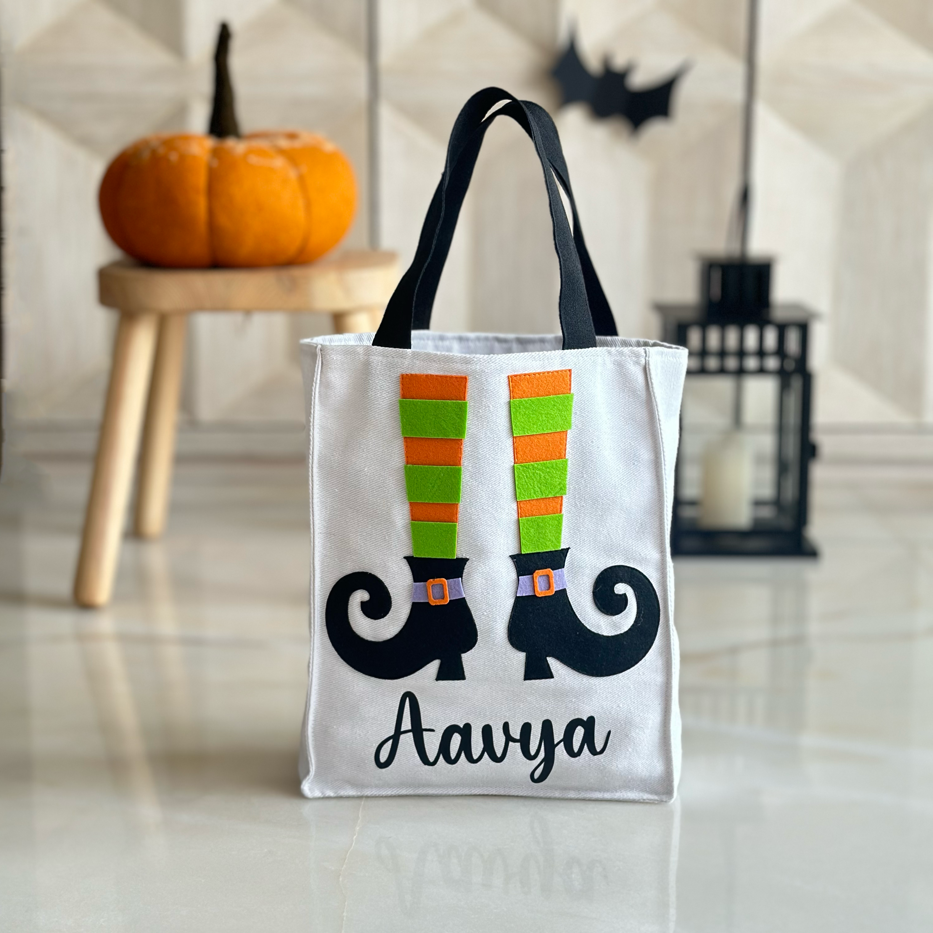 Witch Personalised Trick or Treat Bag