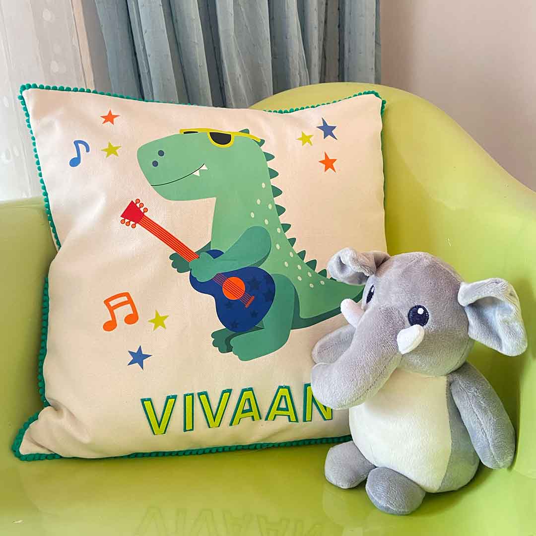 Throw Cushion - Little Dino