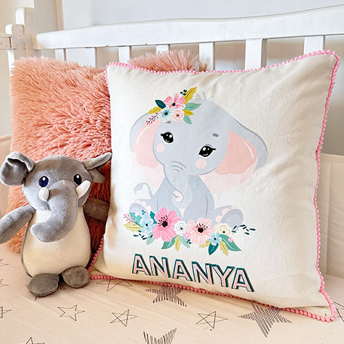 Throw Cushion - Little Elephant