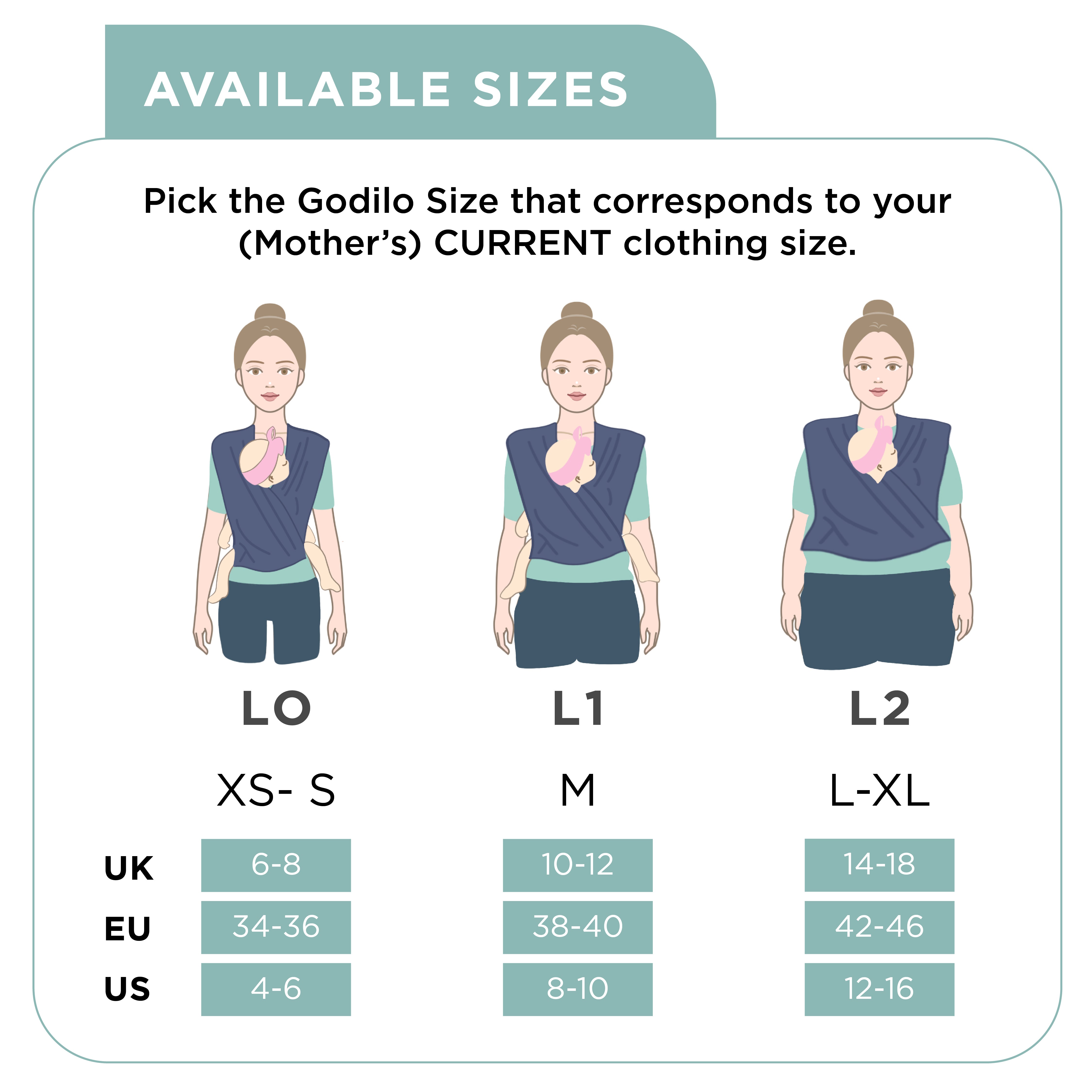 Masilo 'Godilo' Organic Cotton Baby Carrier - Leaf (From Birth to 12kgs)