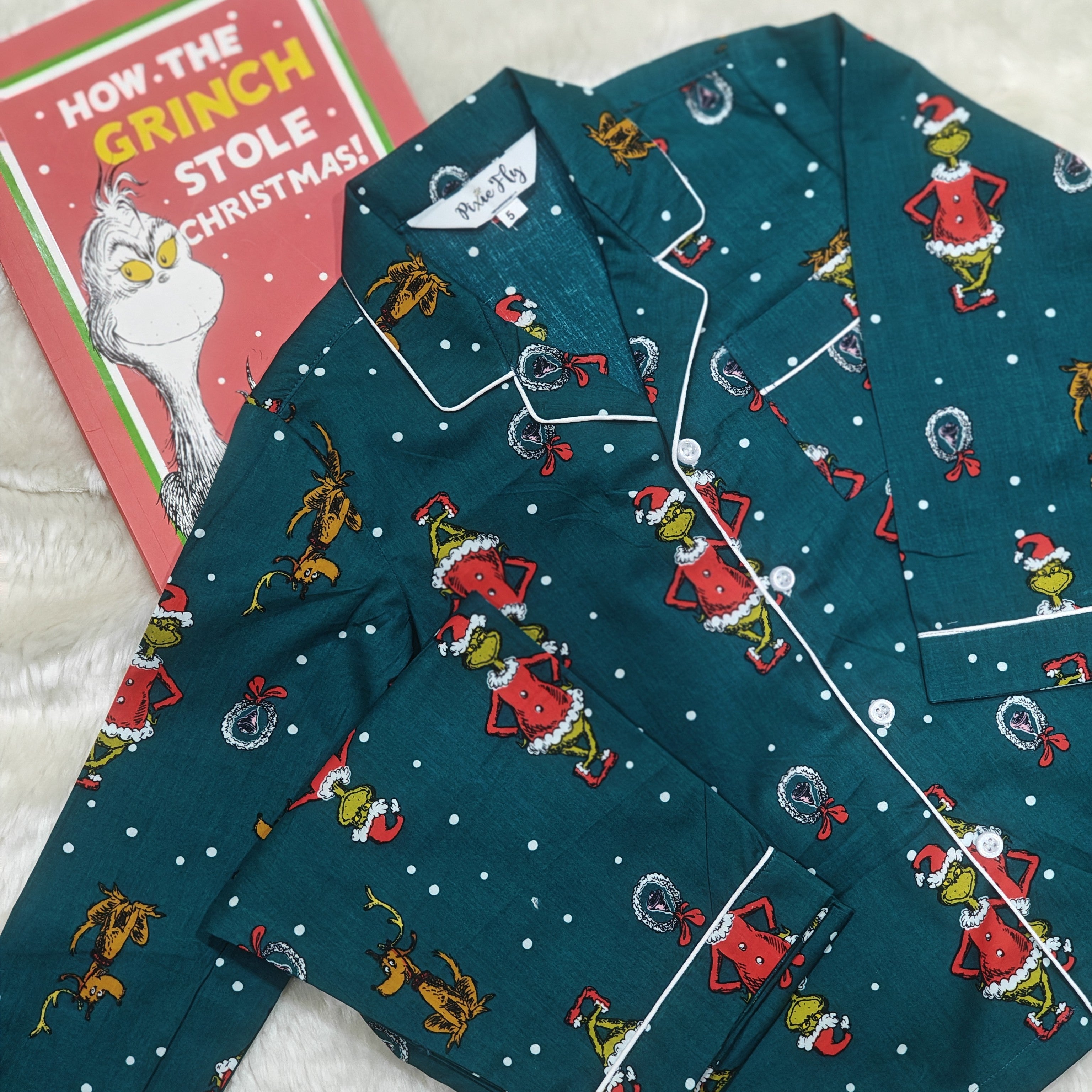 Kid's Pyjama Set - Grinch