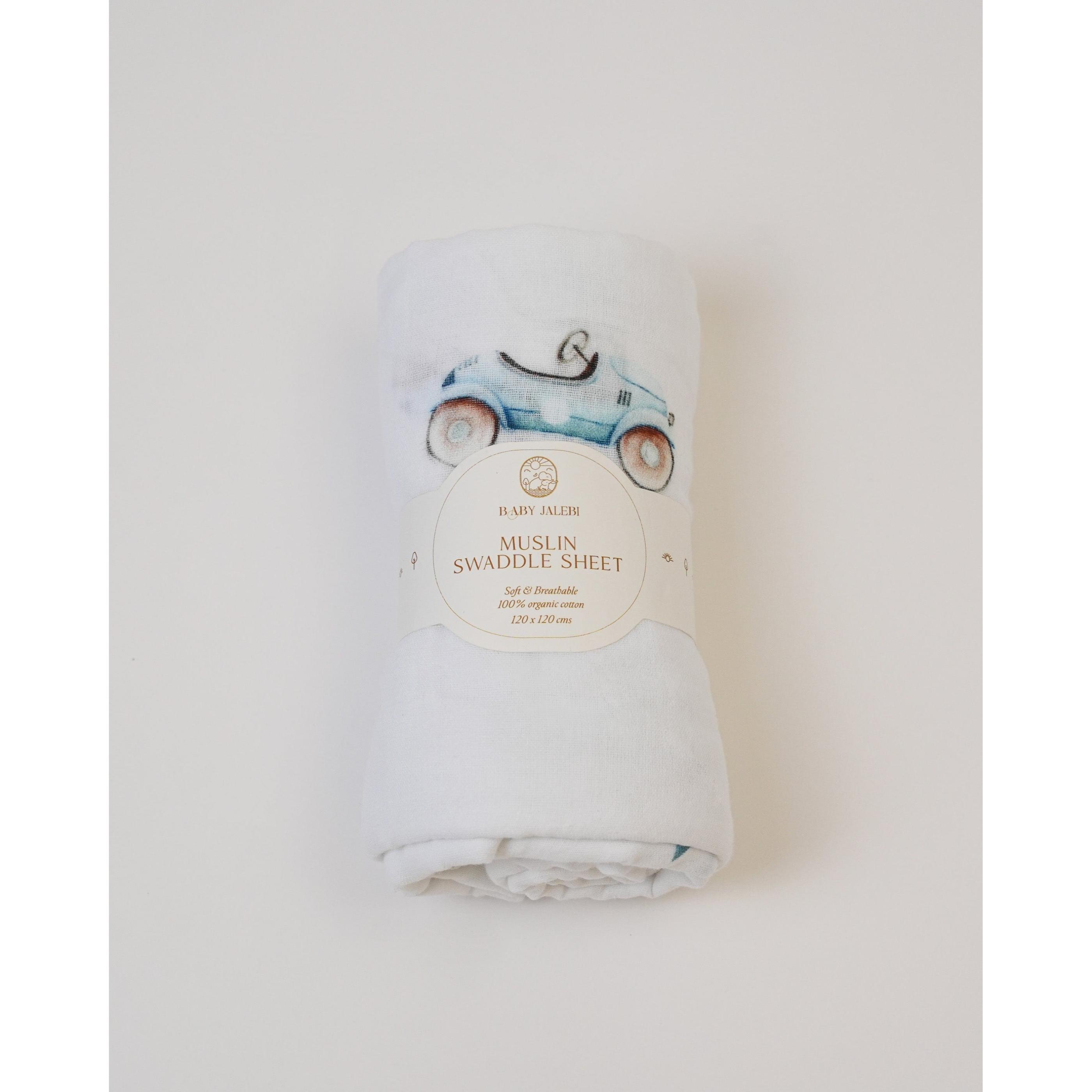 Roadster Organic Muslin Swaddle