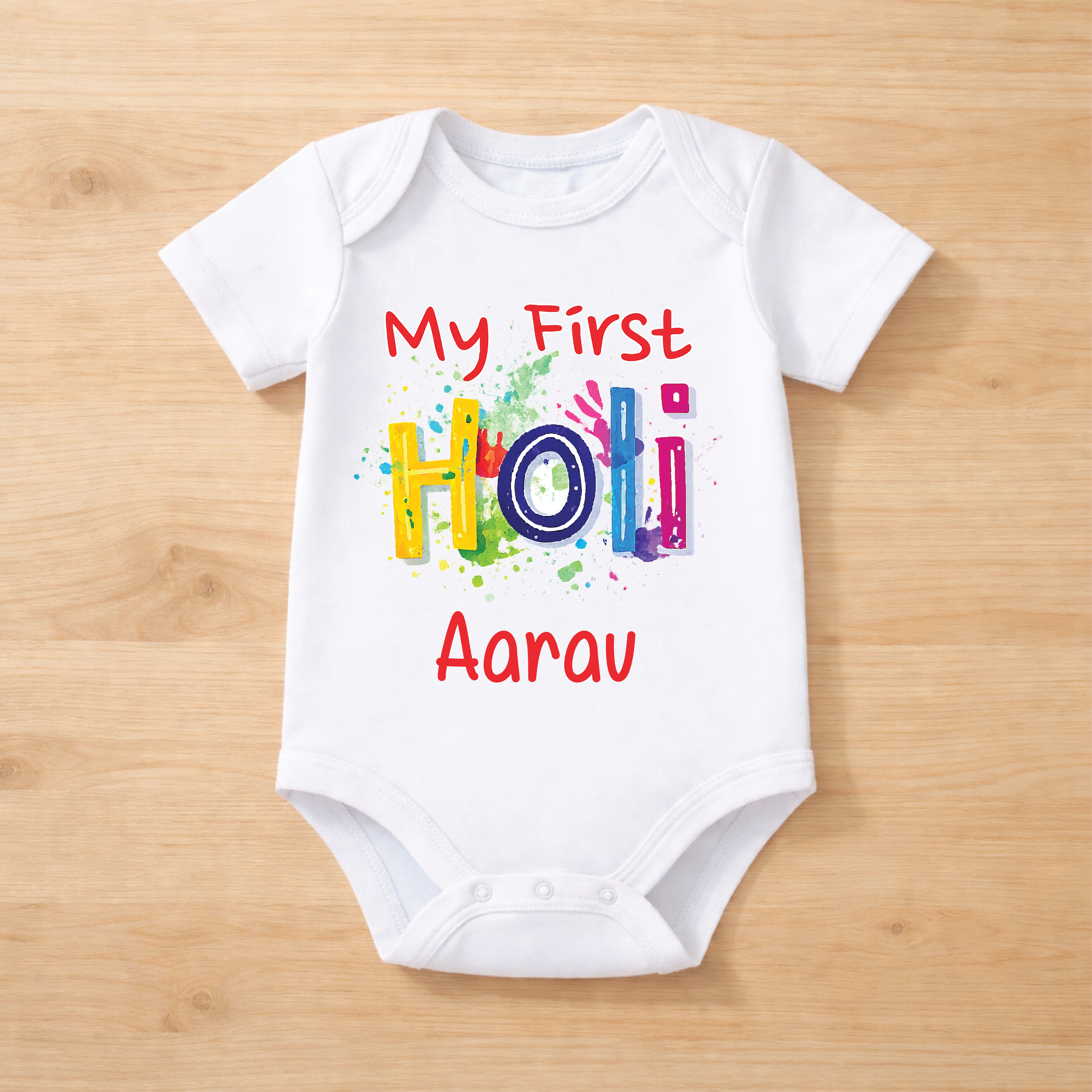 Personalised Holi Onesie