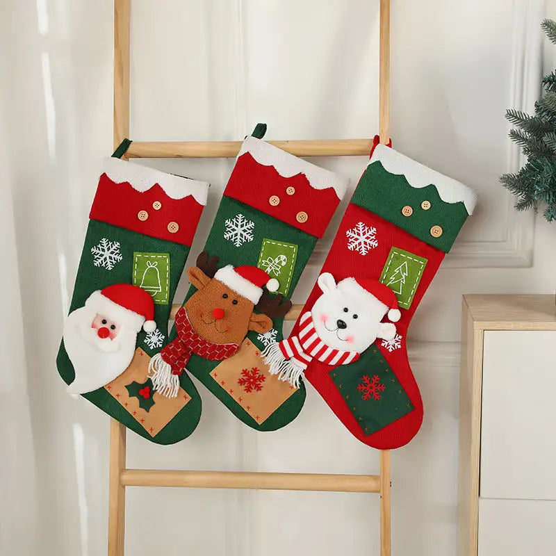 Babble Wrap Snowflake Serenade Stocking