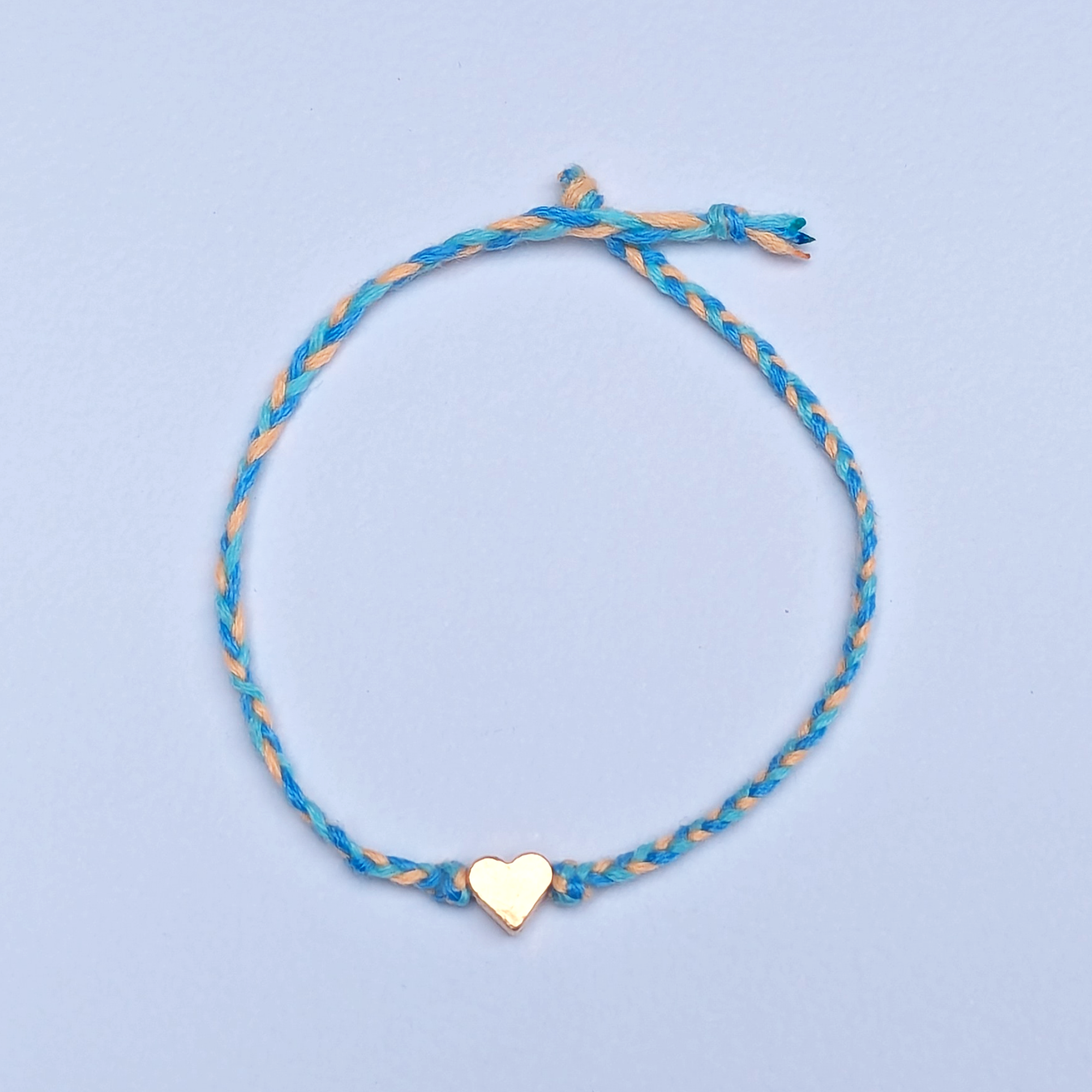 Heart/Star Charm Braided Rakhi