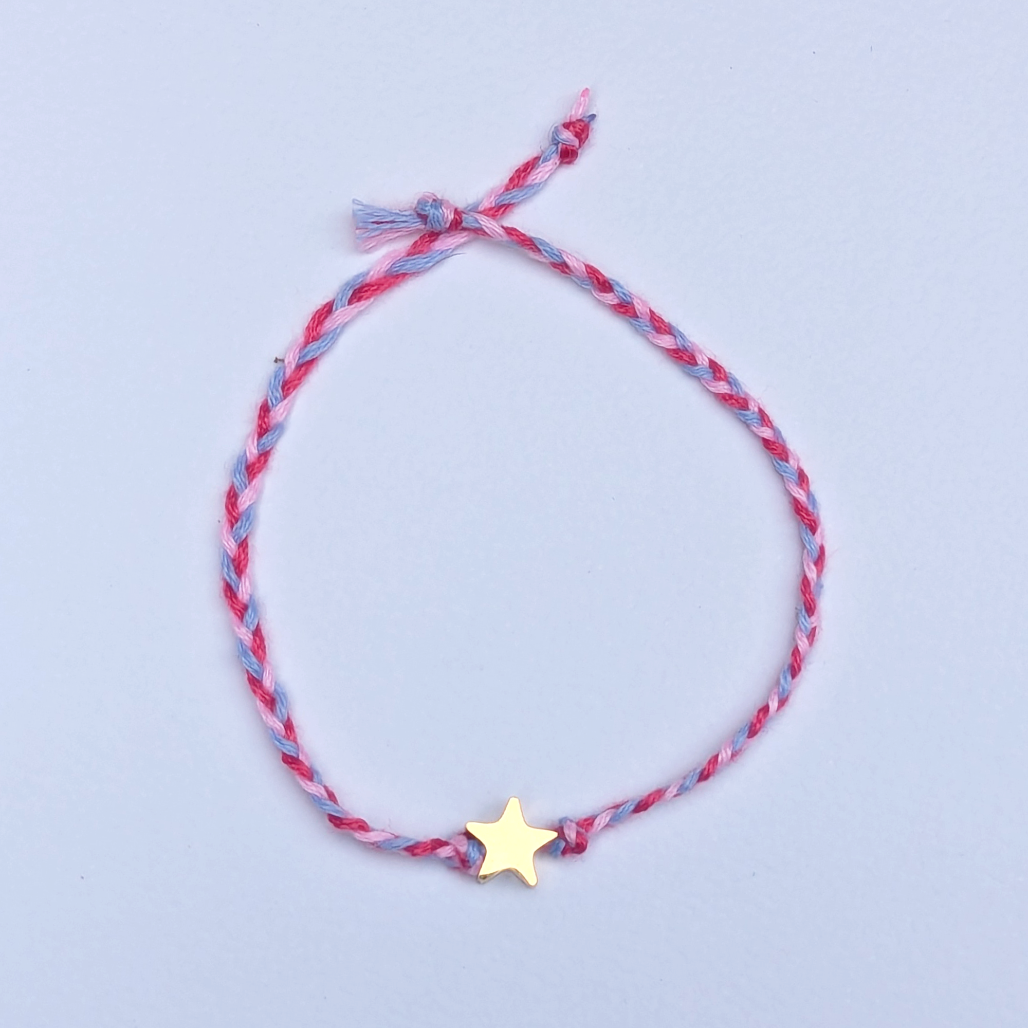 Heart/Star Charm Braided Rakhi